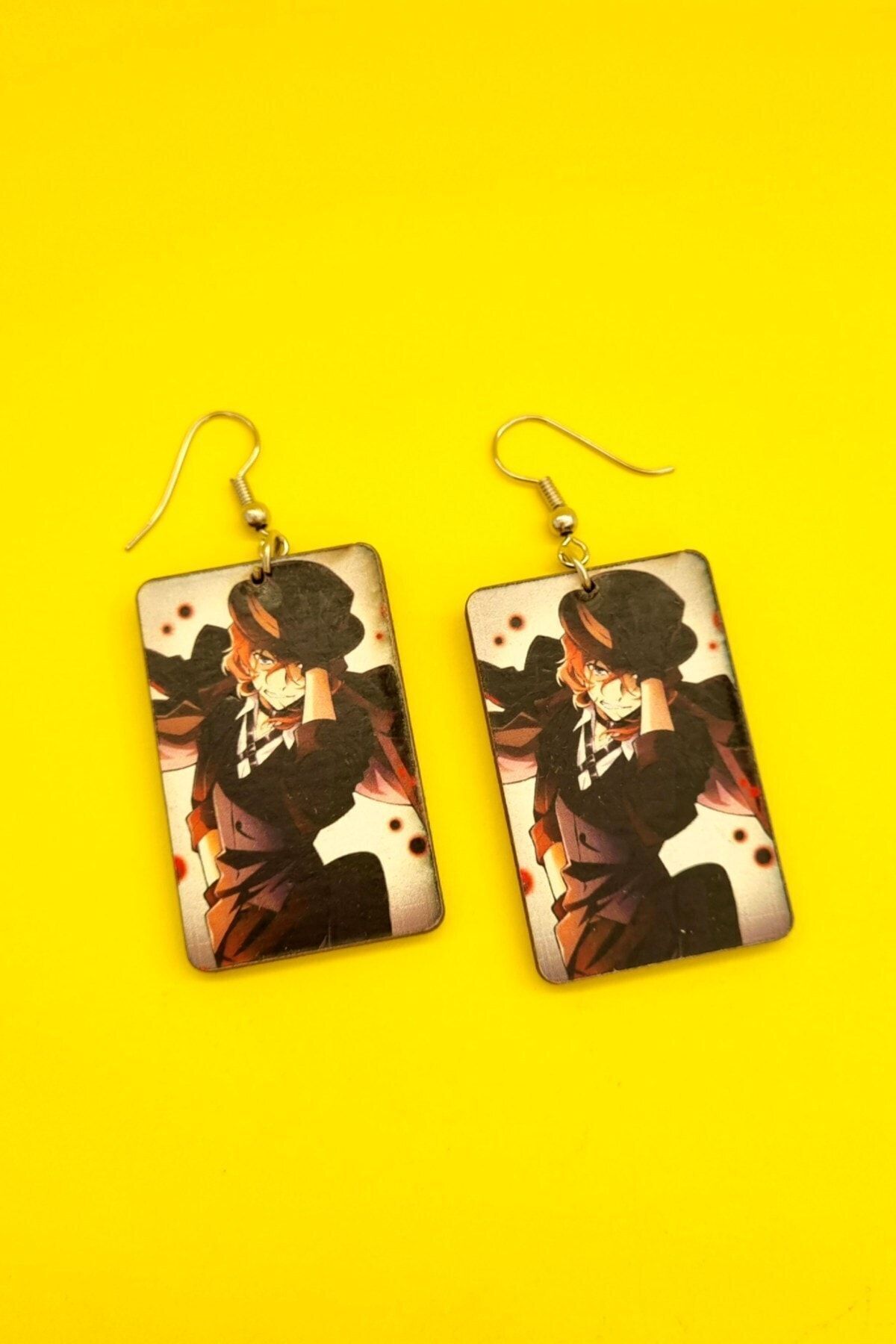 Carpe-Anime Bongou Stray Dogs Chuuya Earrings 1
