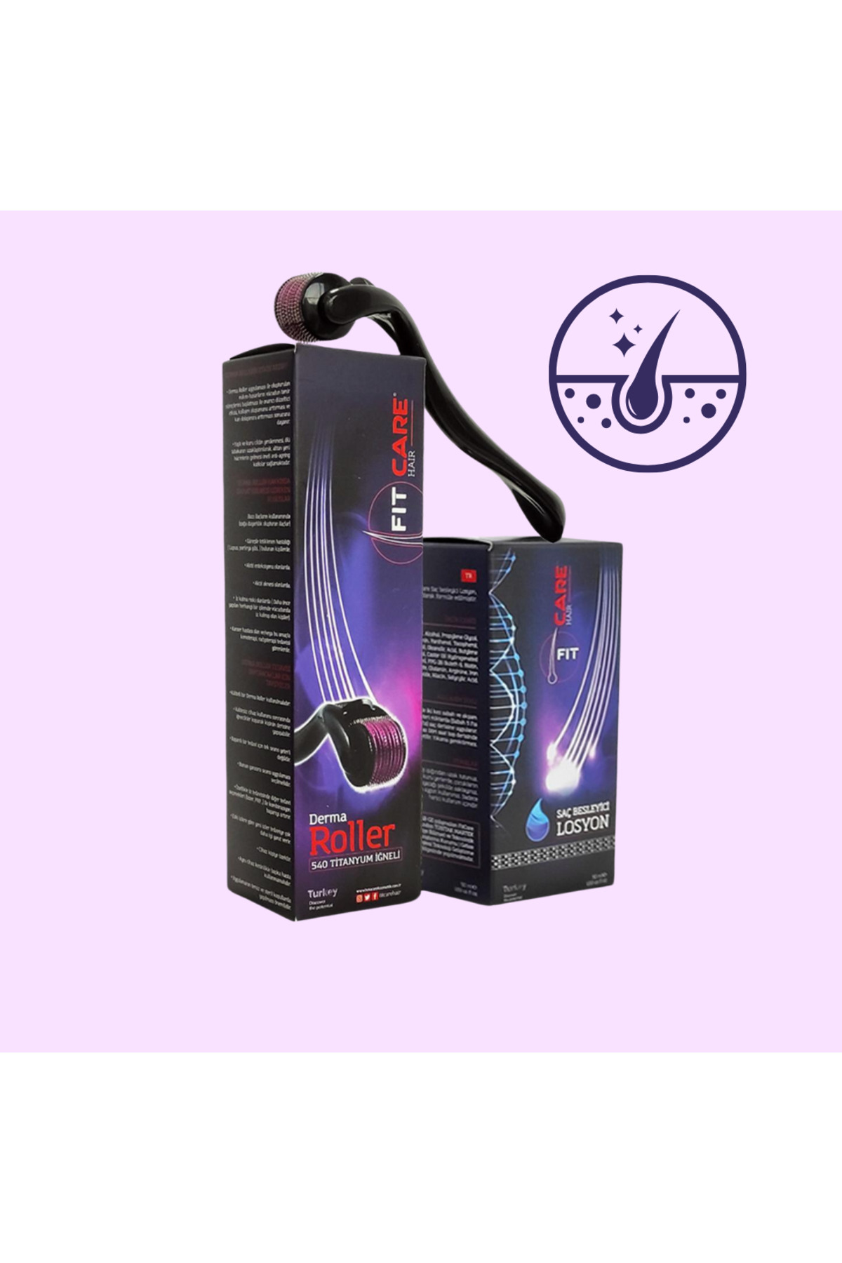 Fitcare Saç Bakım Losyonu Dermaroller — 596261520221 — تصویر 4 از 9