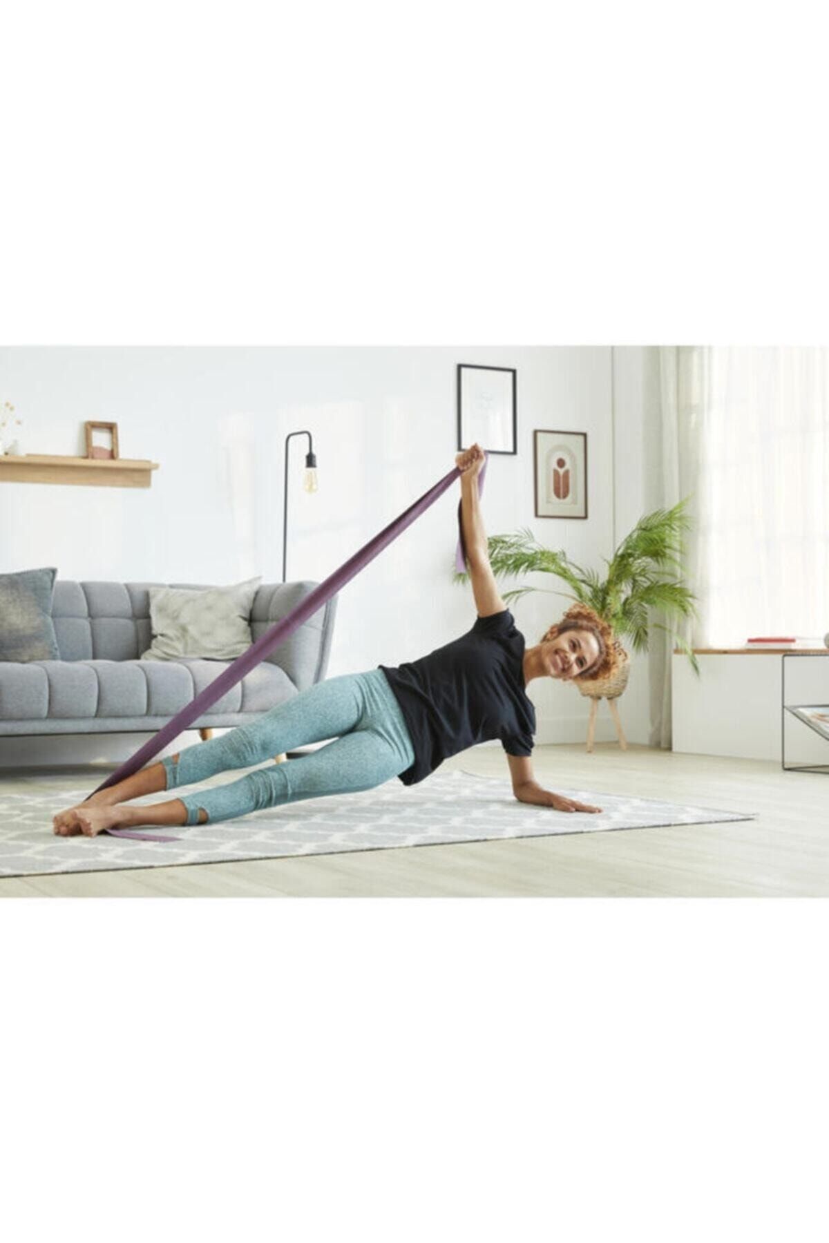 کش مقاومتی قرمز متوسط سخت توسط Nyamba Pilates Band Medium 3 kg Bordeaux Europestore 100 200 Decathlon