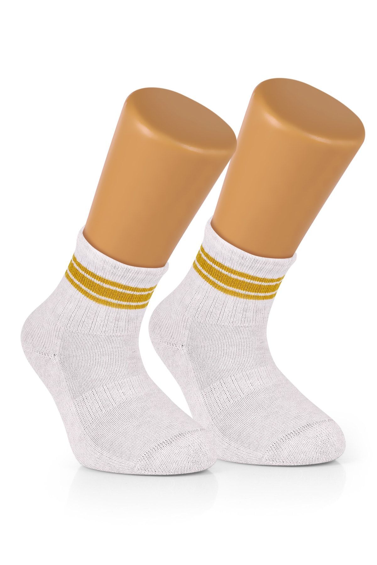 Ozzy Socks 4 Çift Pamuklu Kız Bebek Çocuk Çizgili Soket Çorap fotoğrafı 5 (önizleme)