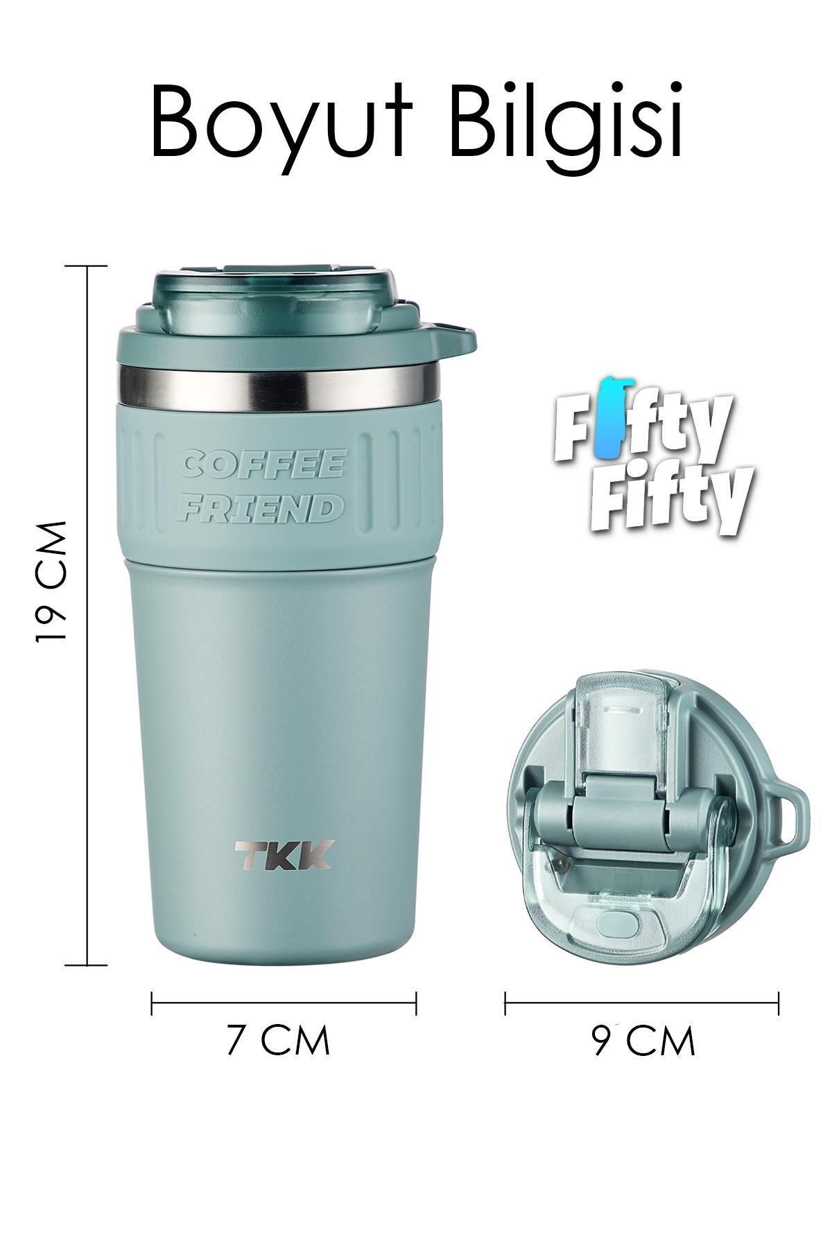 فلاسک آبی TKK 630 میل سری ویژه فنجان قهوه لیوان فولادی Vagonlife