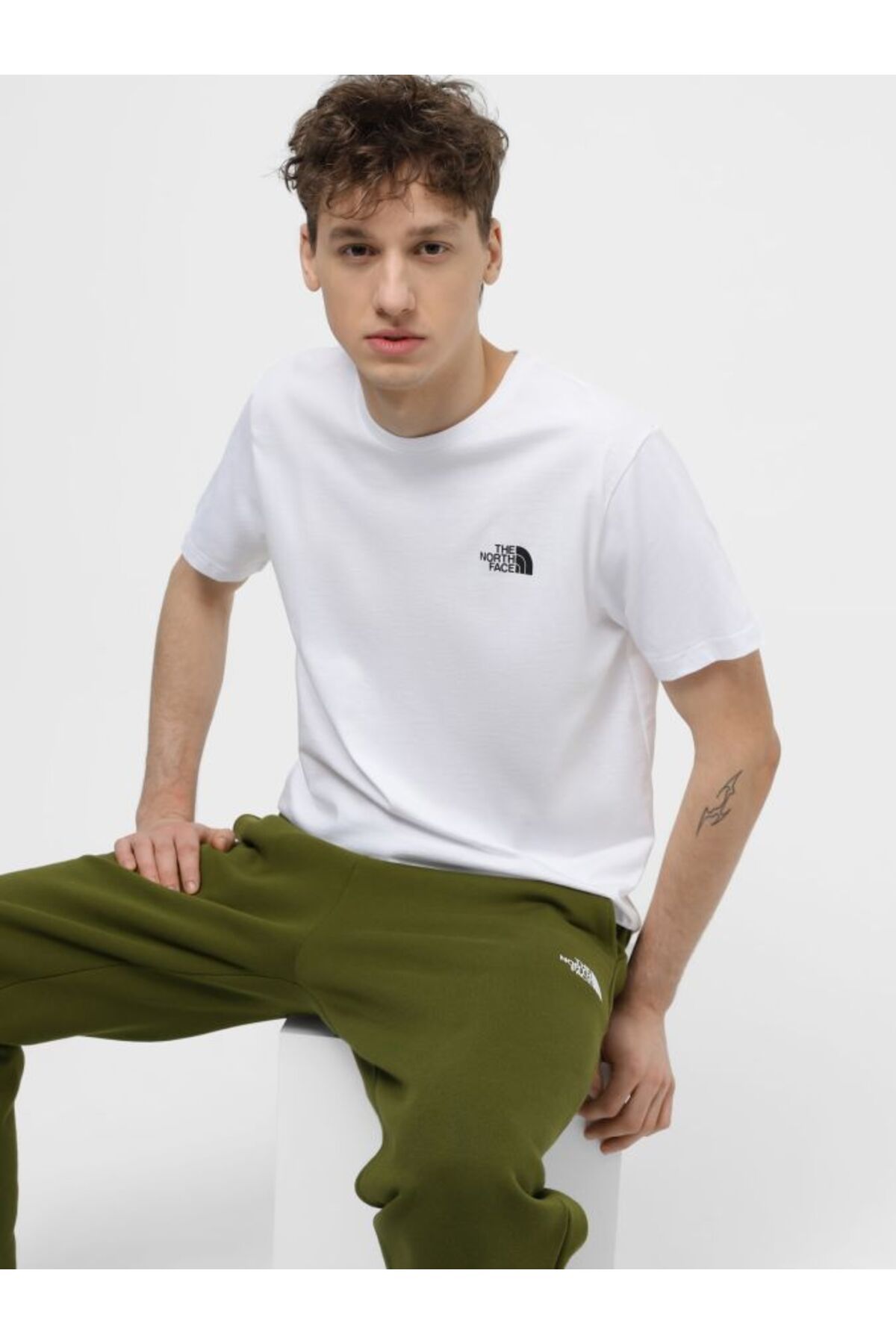 تی شرت سفید مردانه توری اورجینال The North Face
