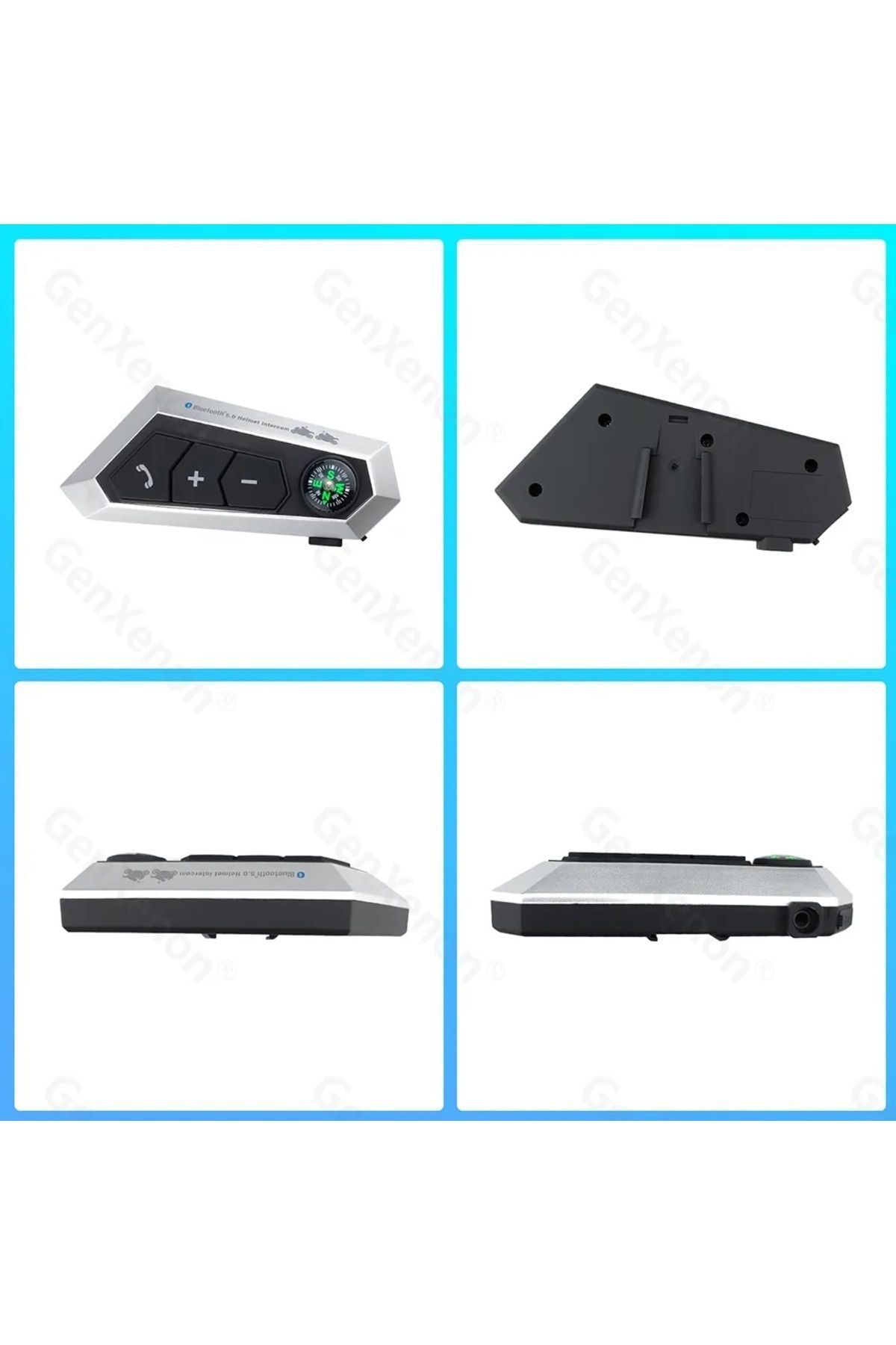 Zoli-Bt22b Motorcycle Bluetooth Headset And Helmet Intercom Two Rider Connection Pairing Interphone 4