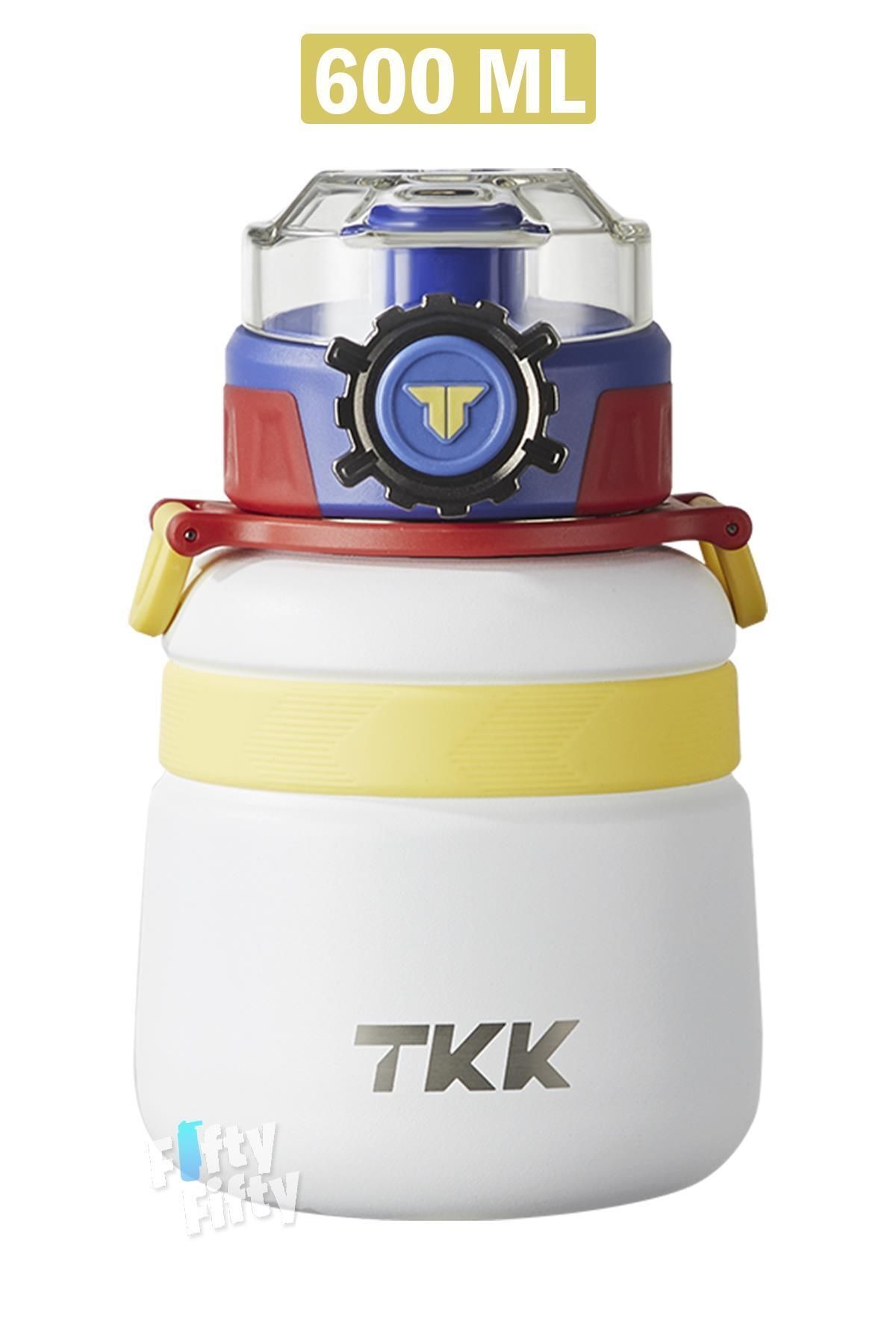 فلاسک سفید TKK 600 میل آب فولادی جریان دو برابر پیپتیک استفاده می کند Vagonlife