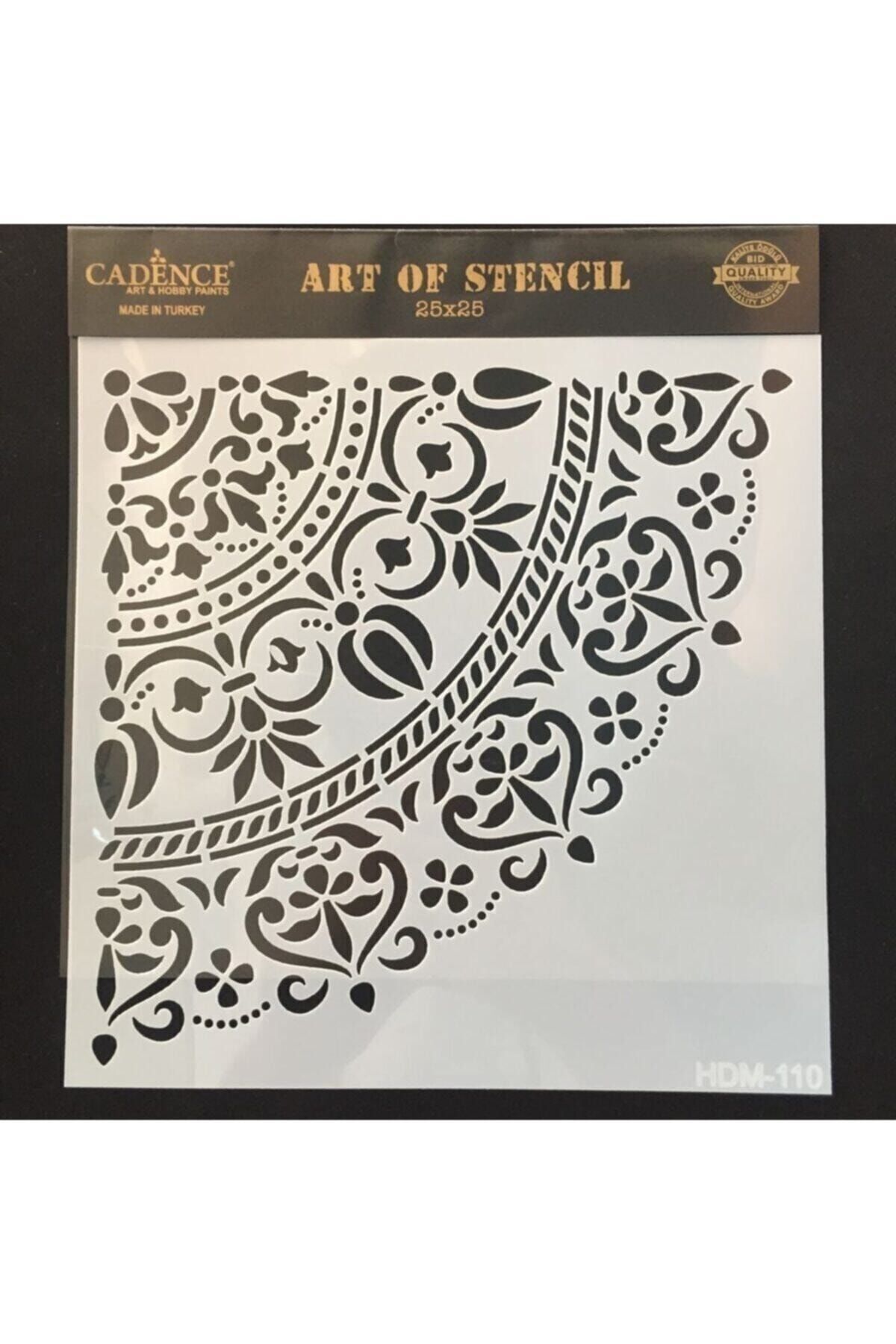 Cadence-Paint Stencil (template) 25x25 Cm Set of 4 Hdm-110 / Hdm-180 / Hdm-109 / Hdm-96 3