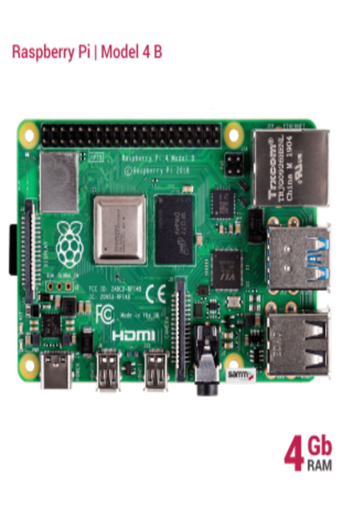 Raspberry Pi 4 - 4GB 3