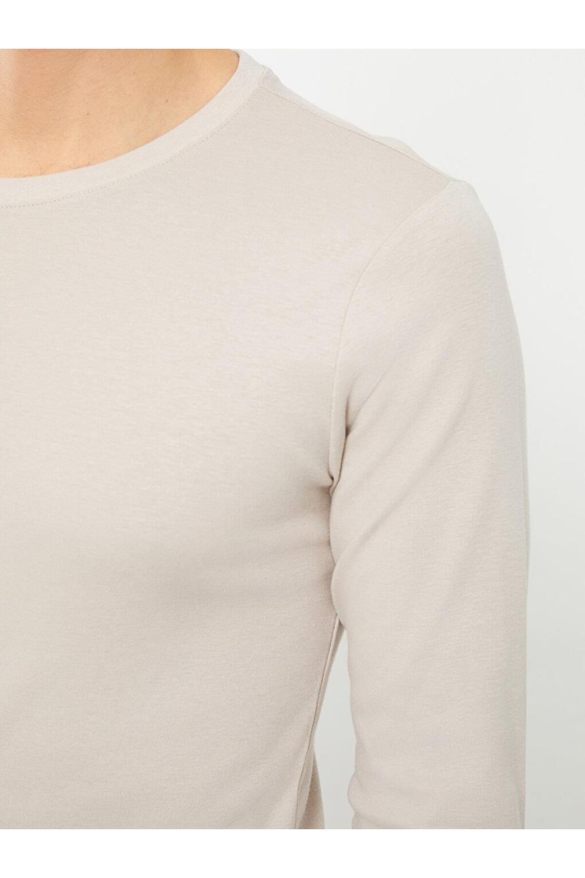 تیشرت مردانه خاکستری ال سی وایکیکی | S30083AA اورجینال - تصویر 3