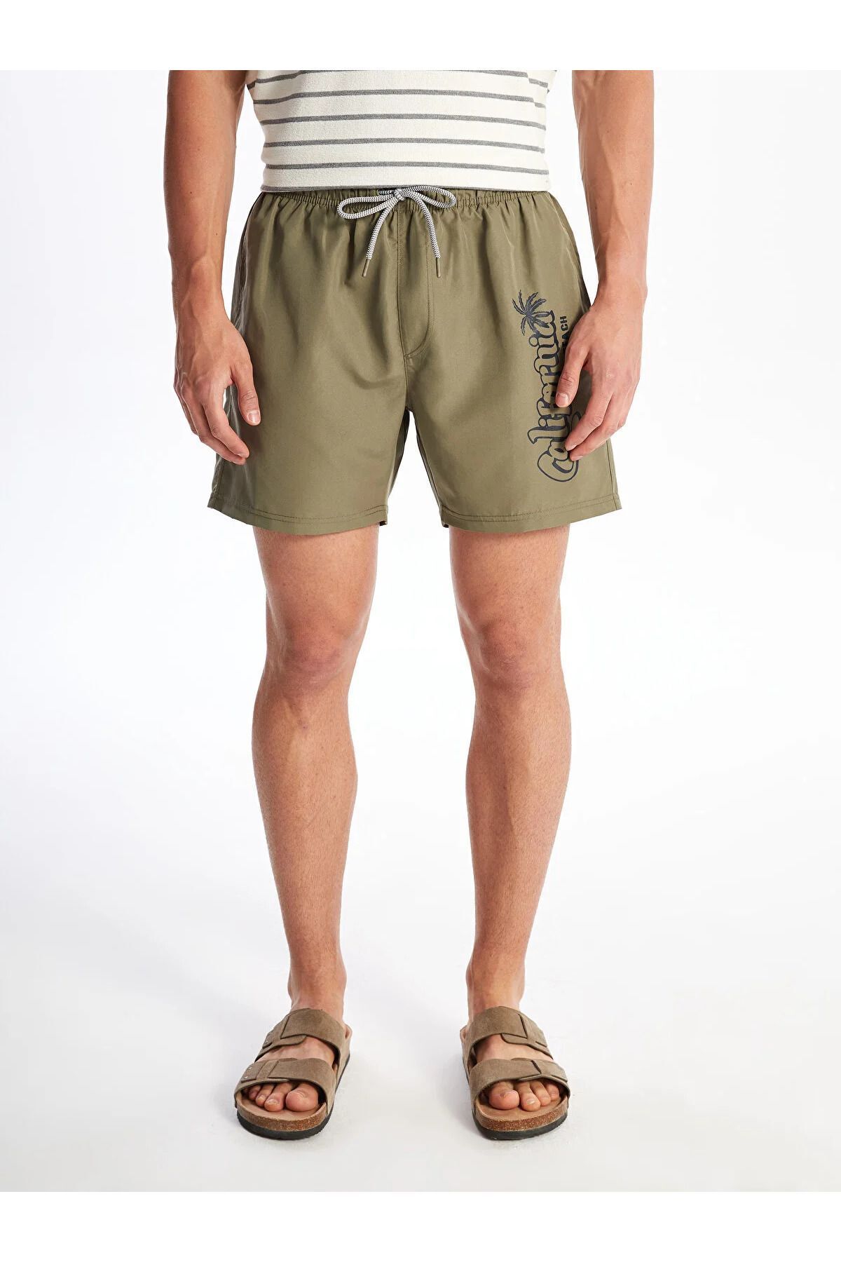 LC Waikiki-XSIDE Short Length Printed Men's Swim Shorts 3