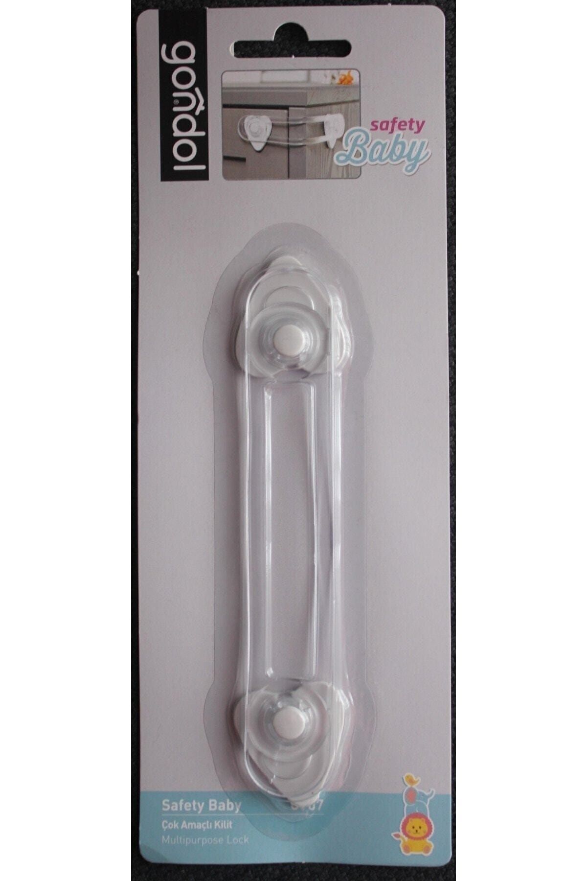 Gondol Plastik Çocuk Bebek Çekmece Dolap Beyaz Eşya Kilidi