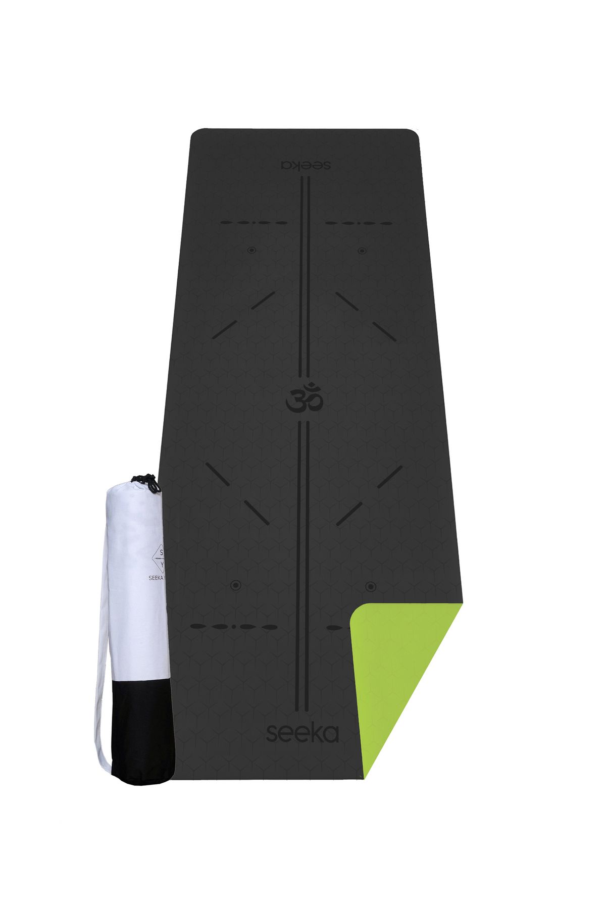 لوازم جانبی فضای باز قهوهای سری استودیو TPE GREY YOGA MAT Seeka Yoga
