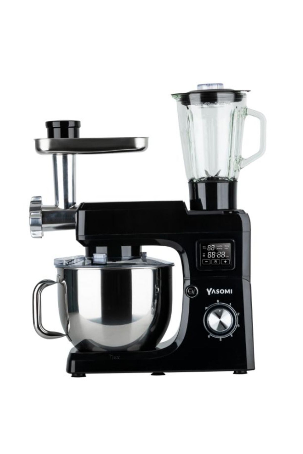 Sm 1511bml Led Ekranlı Kıyma Çekme Aparatlı Blender Stand Mikser Mutfak Şefi - 3