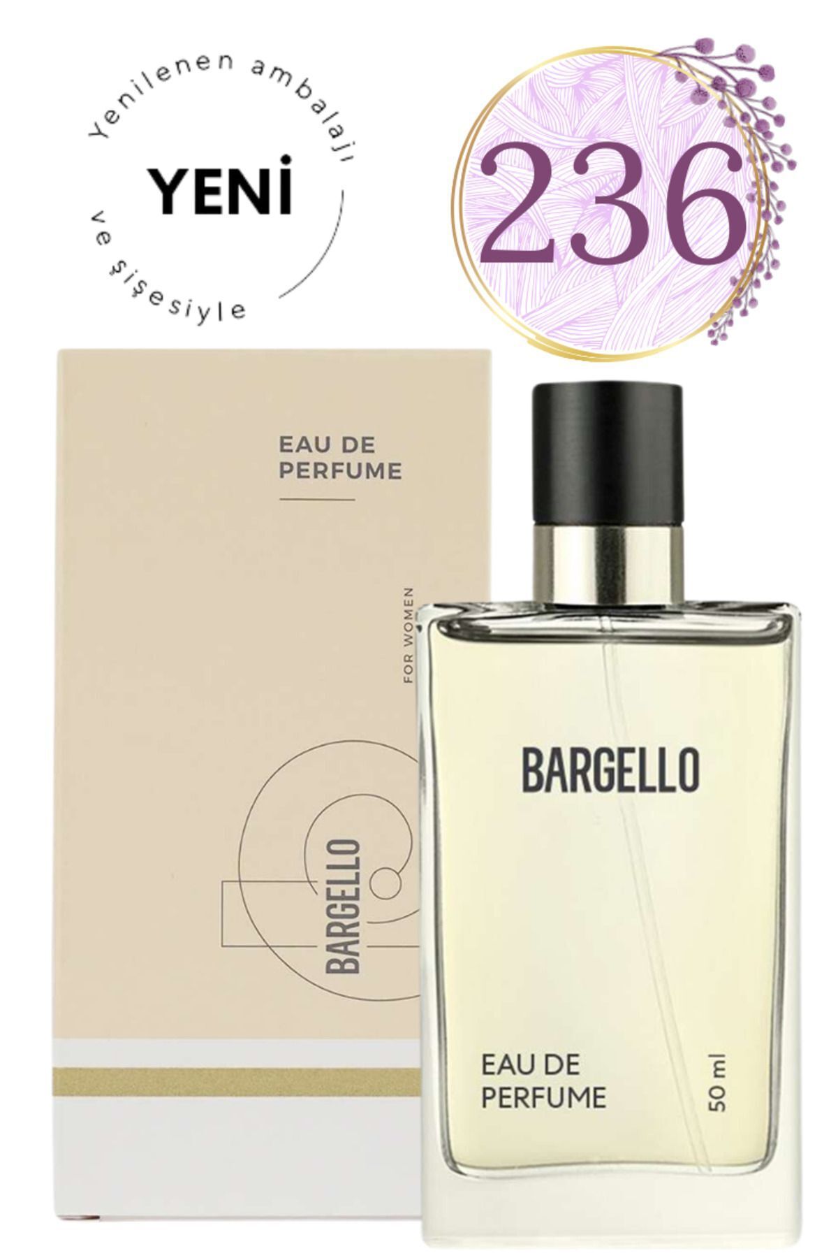 عطر گلدار 236 زنانه 50 میلی لیتری Edp Bargello