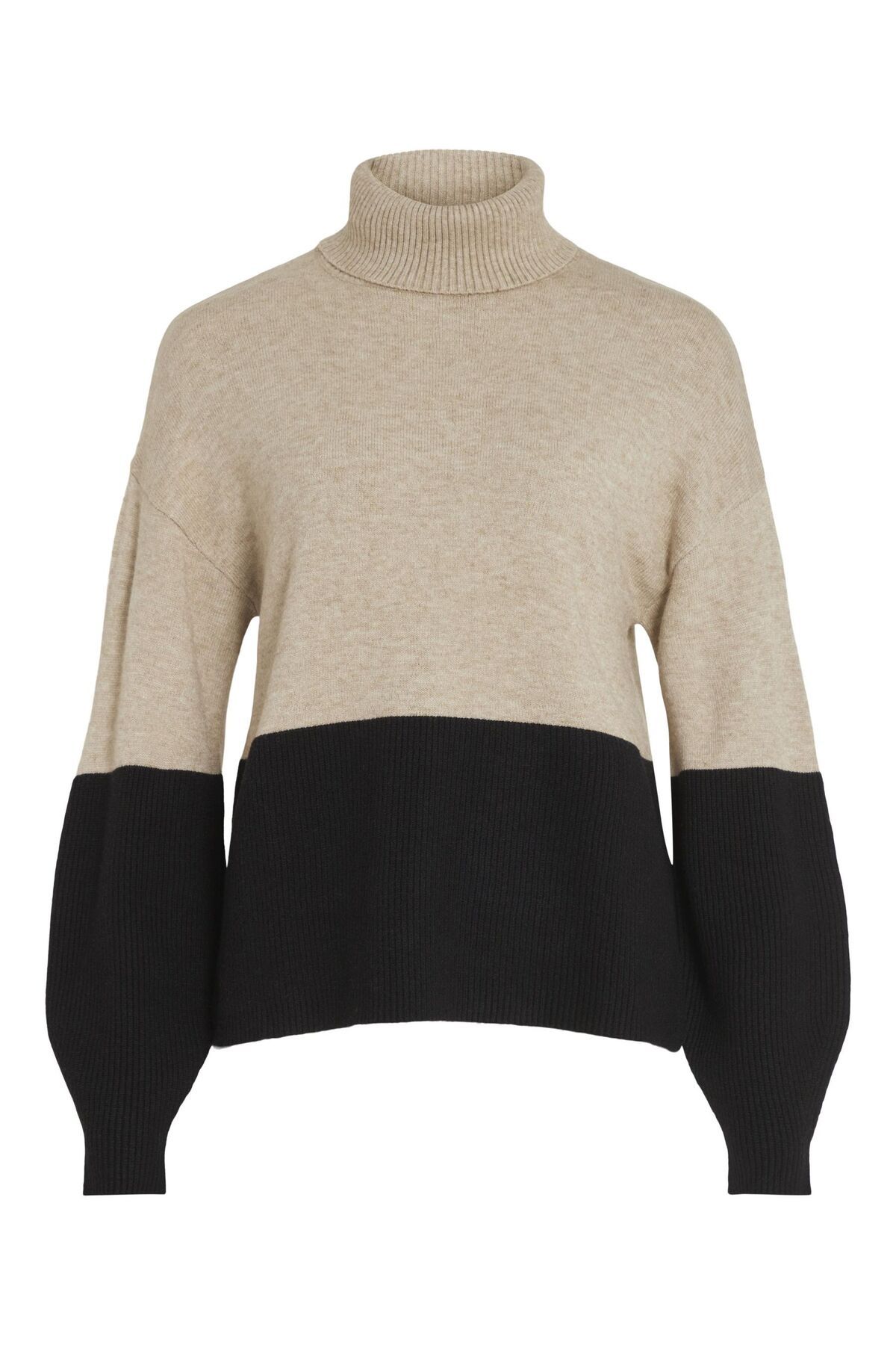 VILA-Strickpullover Colorblock 1