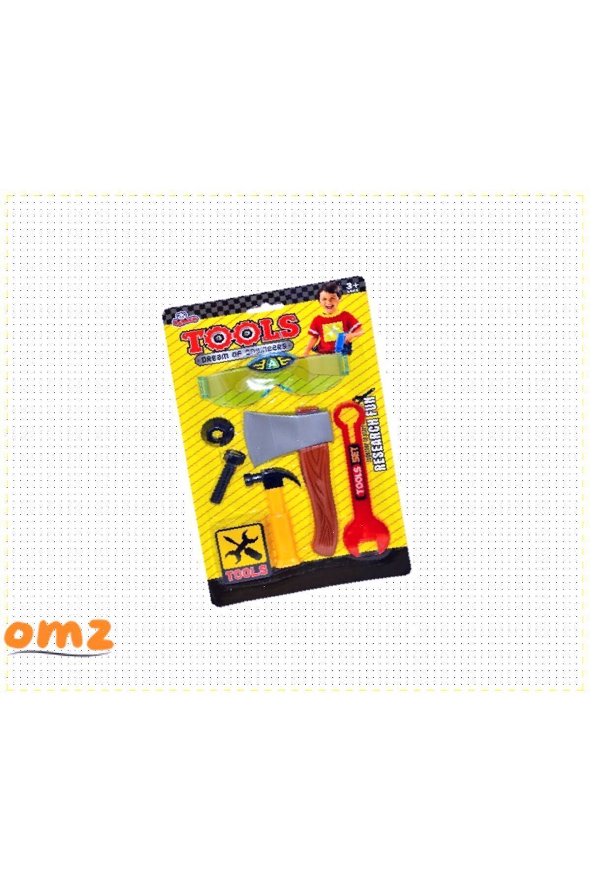 OMZ Kartela 6 Parça Tamir Seti  Kız Erkek Cocuk Oyuncak Egitici Montessori Oyuncaklar fotoğrafı 4 (önizleme)