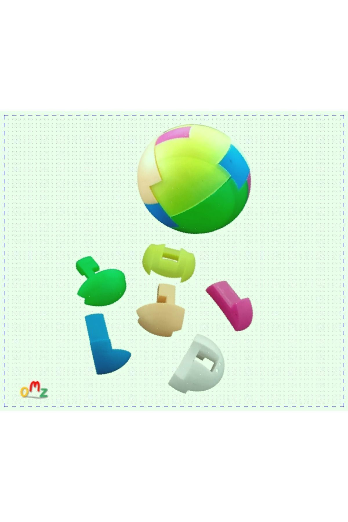 OMZ Tangram Top Zeka Oyunu Kız Cocuk Erkek Cocuk Oyuncak Egitici Oyuncak Kız Erkek Cocuk Egitici Montes fotoğrafı 4 (önizleme)