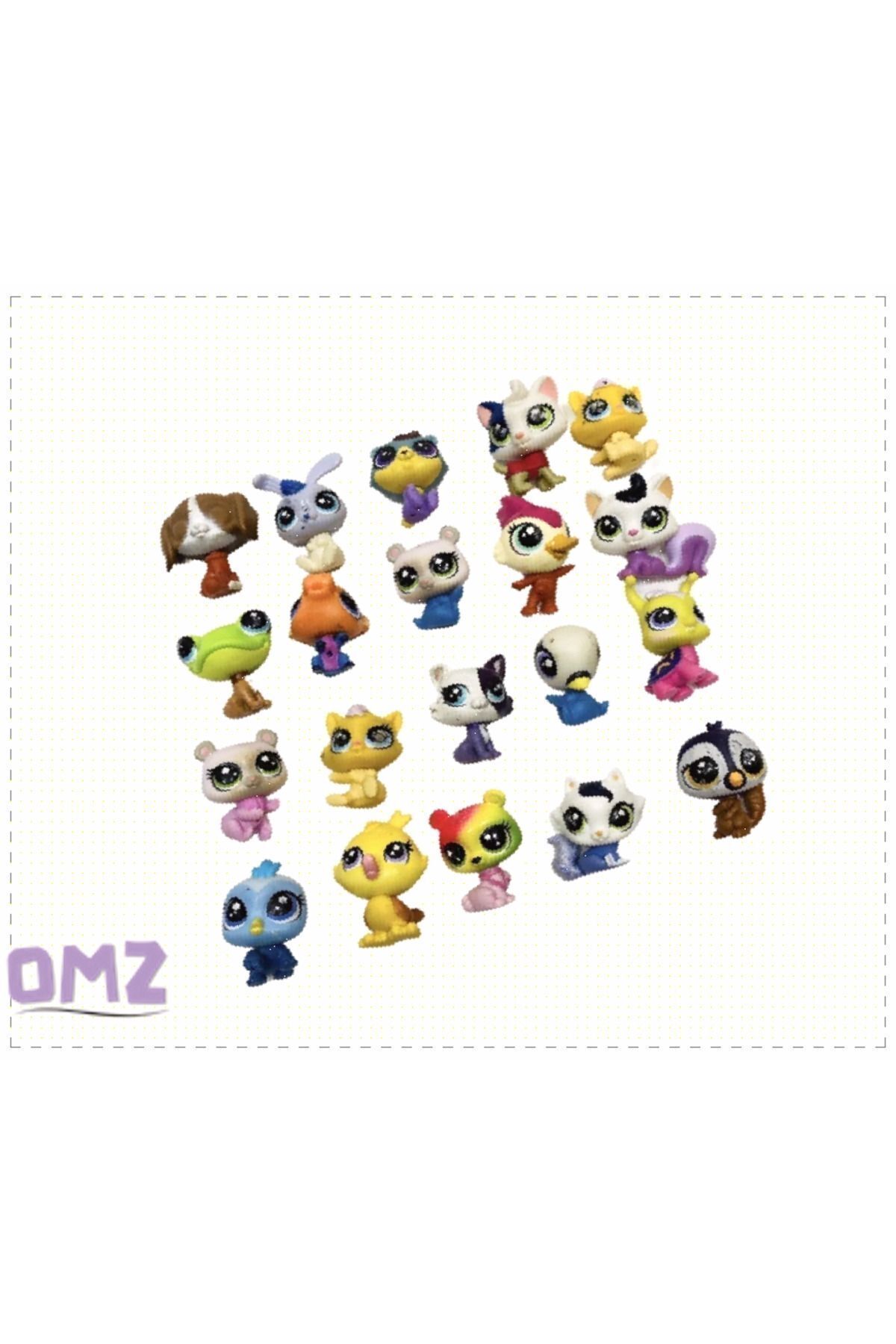 OMZ Miniş Littlest Pets Shop Lps Minişler 10Adet Miniş Zeka Zihin Geliştirme Cocuk Egitici Oyuncaklar fotoğrafı 3 (önizleme)
