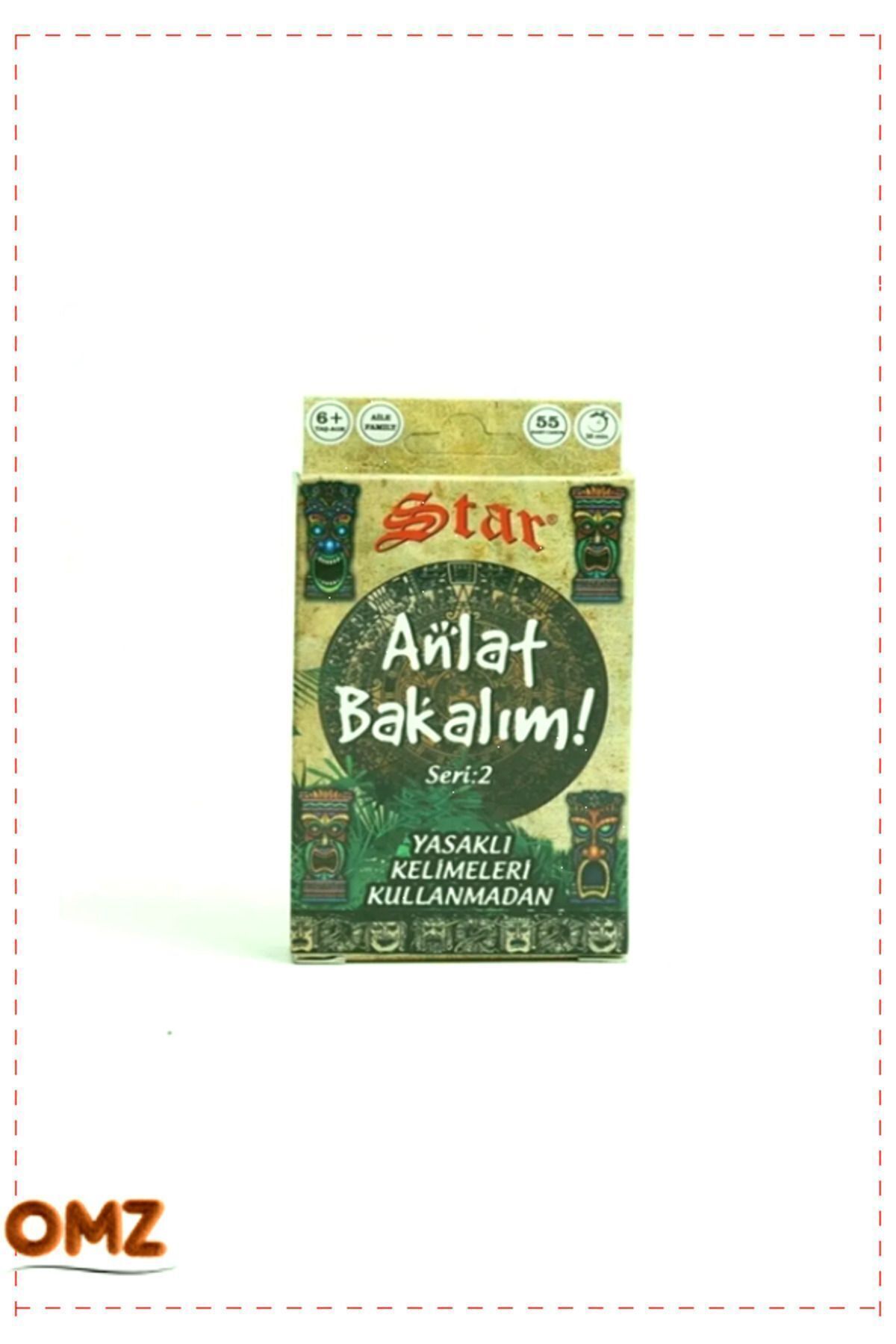 OMZ Tabu Kartları Anlat Bakalım Kelime Oyunu Yaş 6+ Kız Erkek Cocuk Egitici Montessori Oyuncak Naturel fotoğrafı 4 (önizleme)