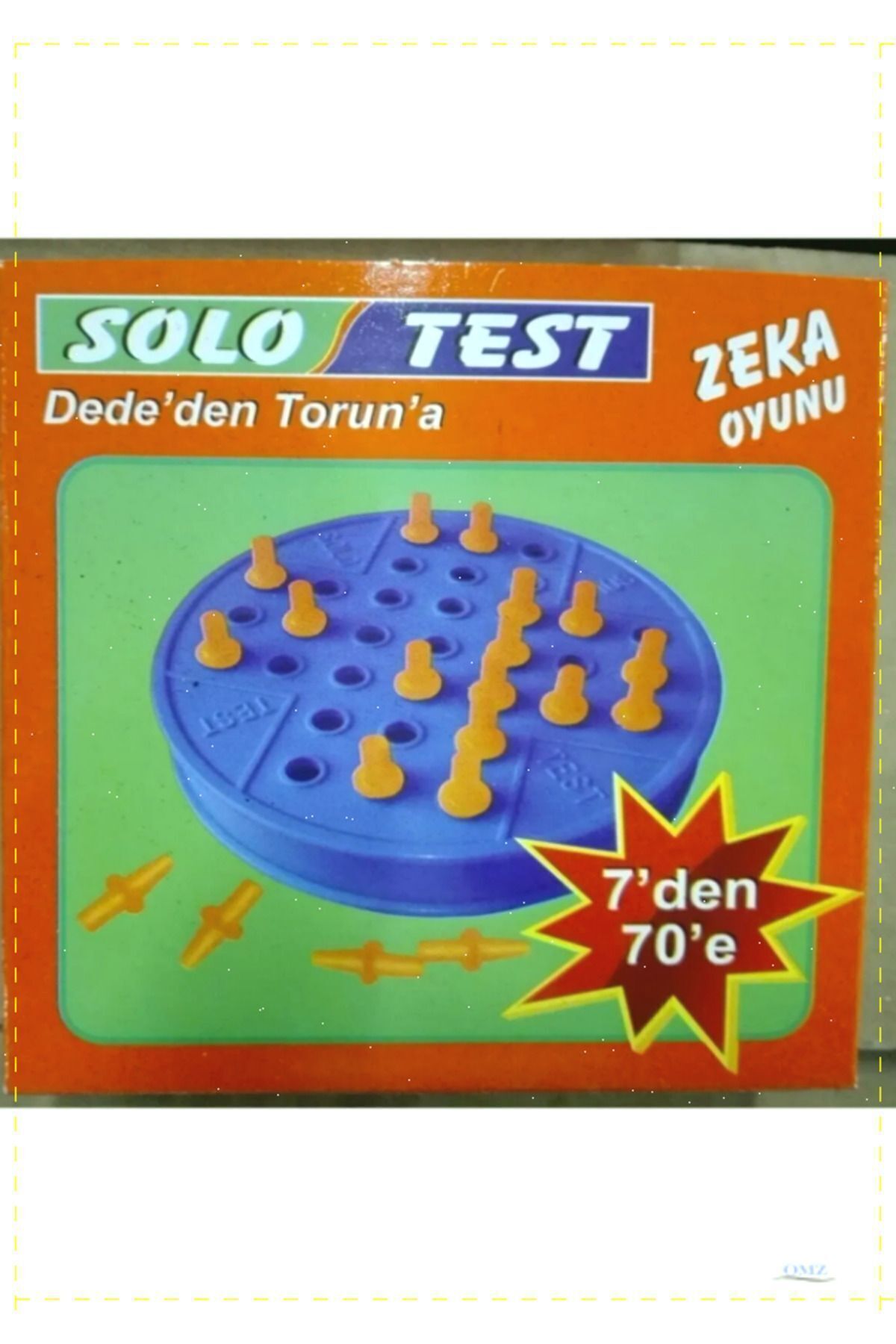 OMZ Solo Test Zeka Oyunu 24 Adet Bilgin Misin Beyinsiz Mi?Nostaljik Eğlence Erkek Cocuk Egitici Oyuncak fotoğrafı 7 (önizleme)