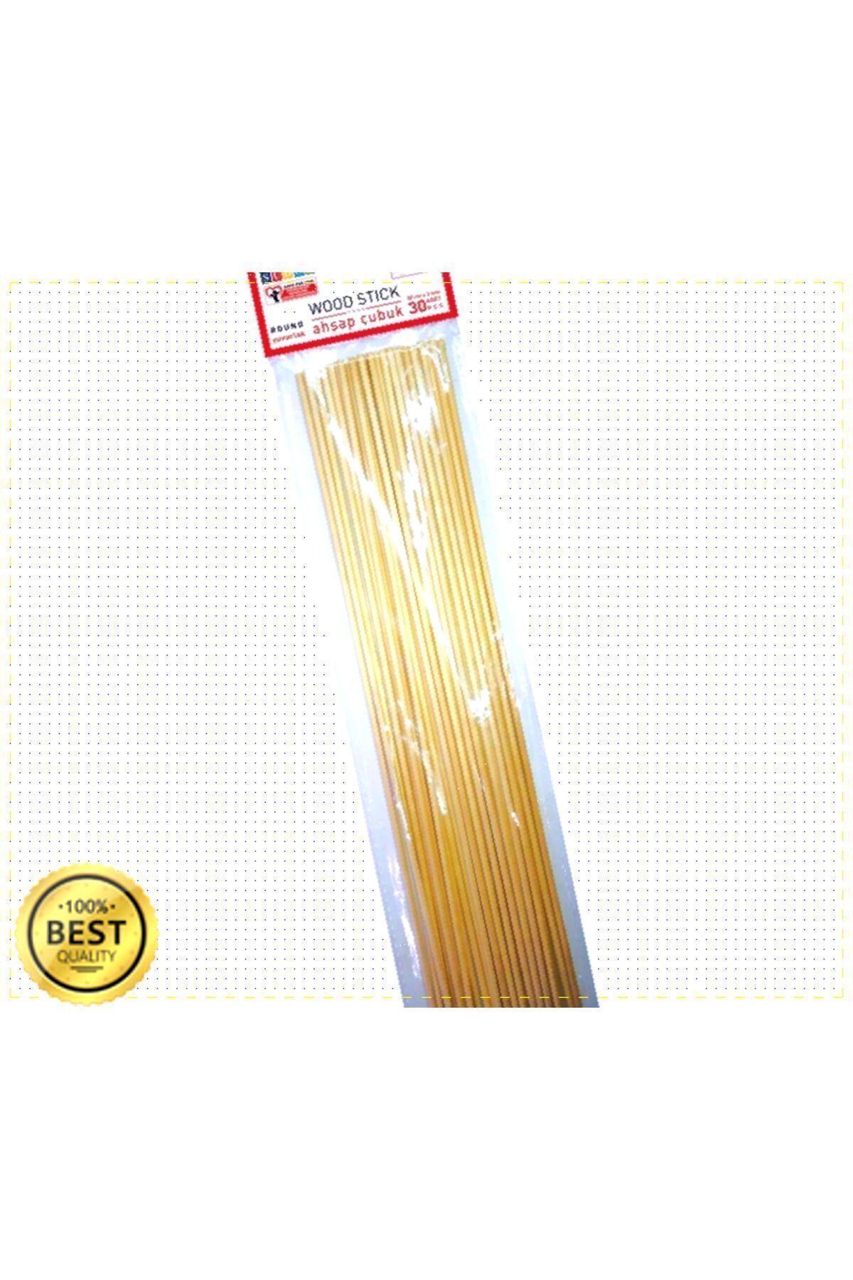 OMZ Ahşap Çubuk 30 Cm  3 Mm  30Lu Zeka Zihin Geliştirme Kız Erkek Cocuk Egitici Montessori Oyuncaklari fotoğrafı 2 (önizleme)