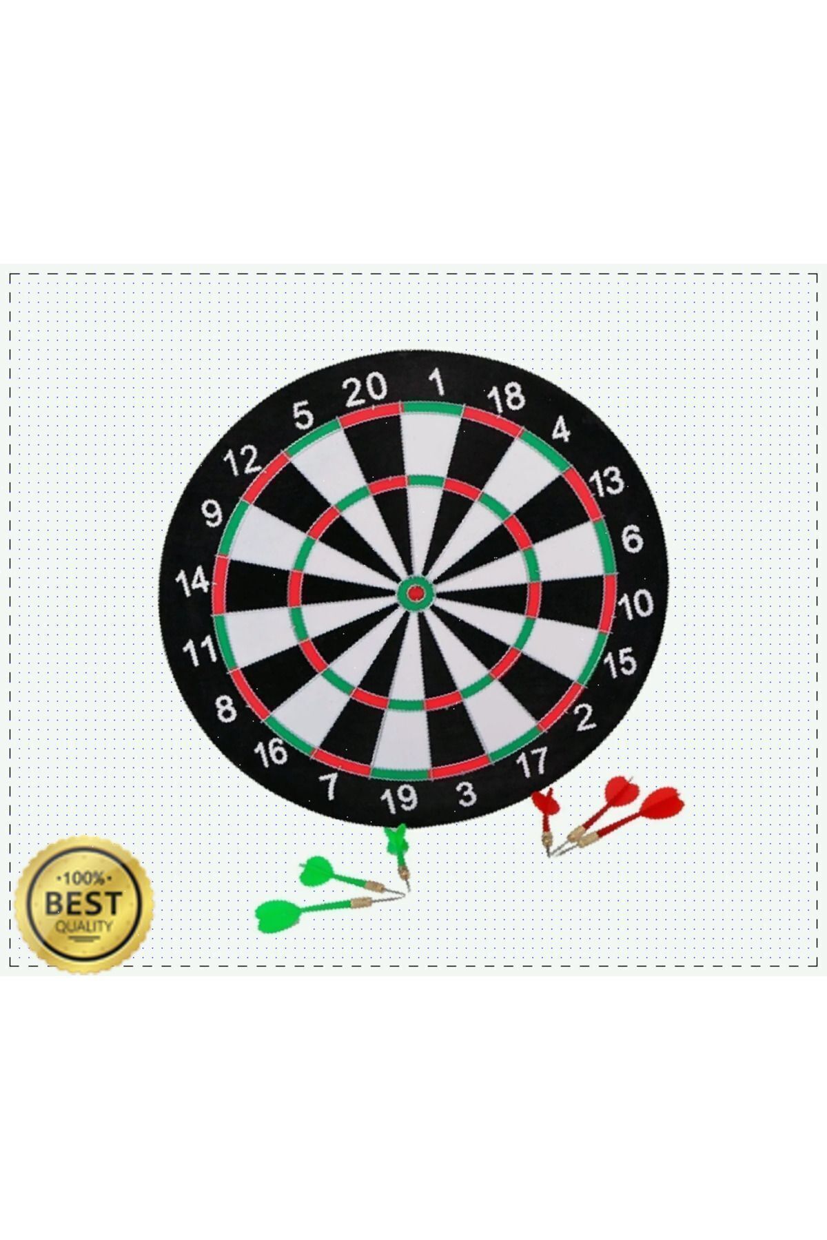 OMZ Çift Taraflı Dart Tahtası 6 Adet Ok Egitici Oyuncak Kız Erkek Cocuk Egitici Montessori Oyuncaklar