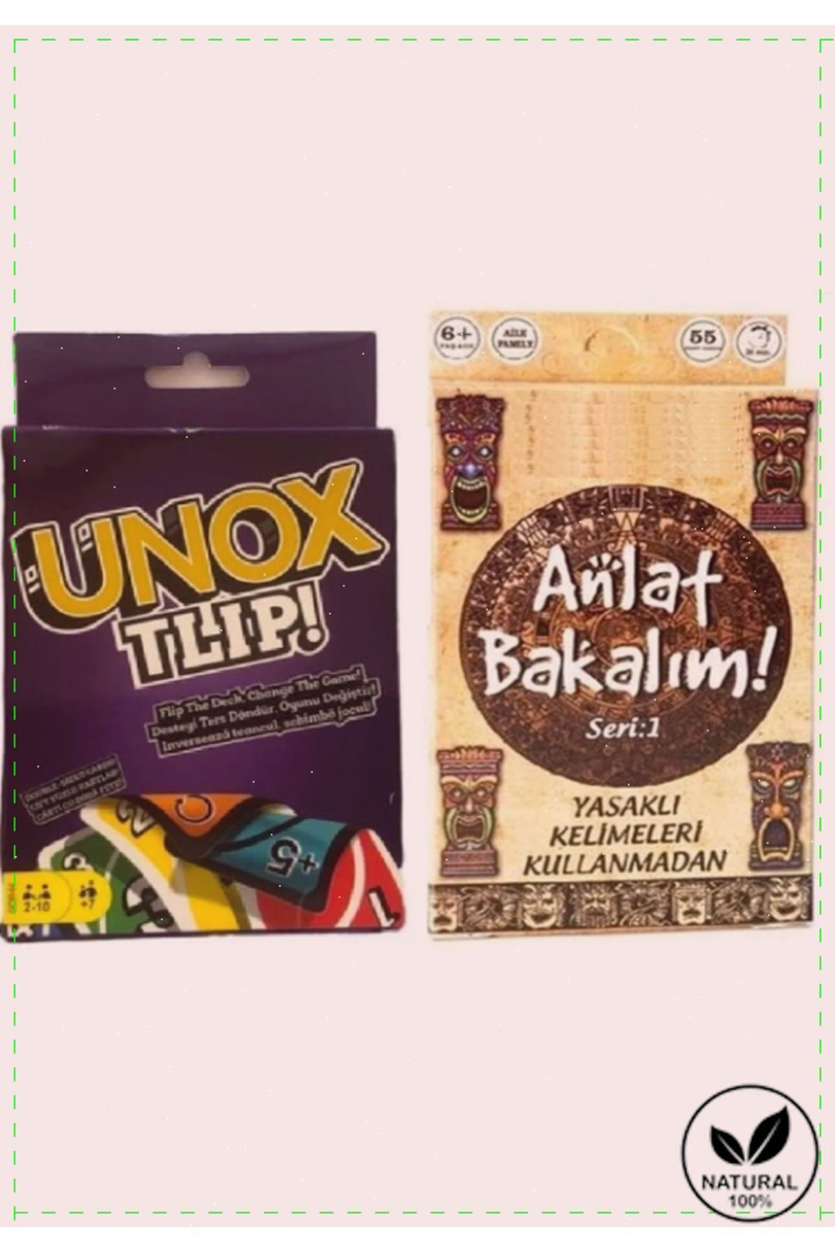 OMZ Anlat Bakalım Kartları Kelime Oyunu Unox Tlip Kız Erkek Oyuncaklar Cocuk Egitici Montessori Oyuncak fotoğrafı 5 (önizleme)