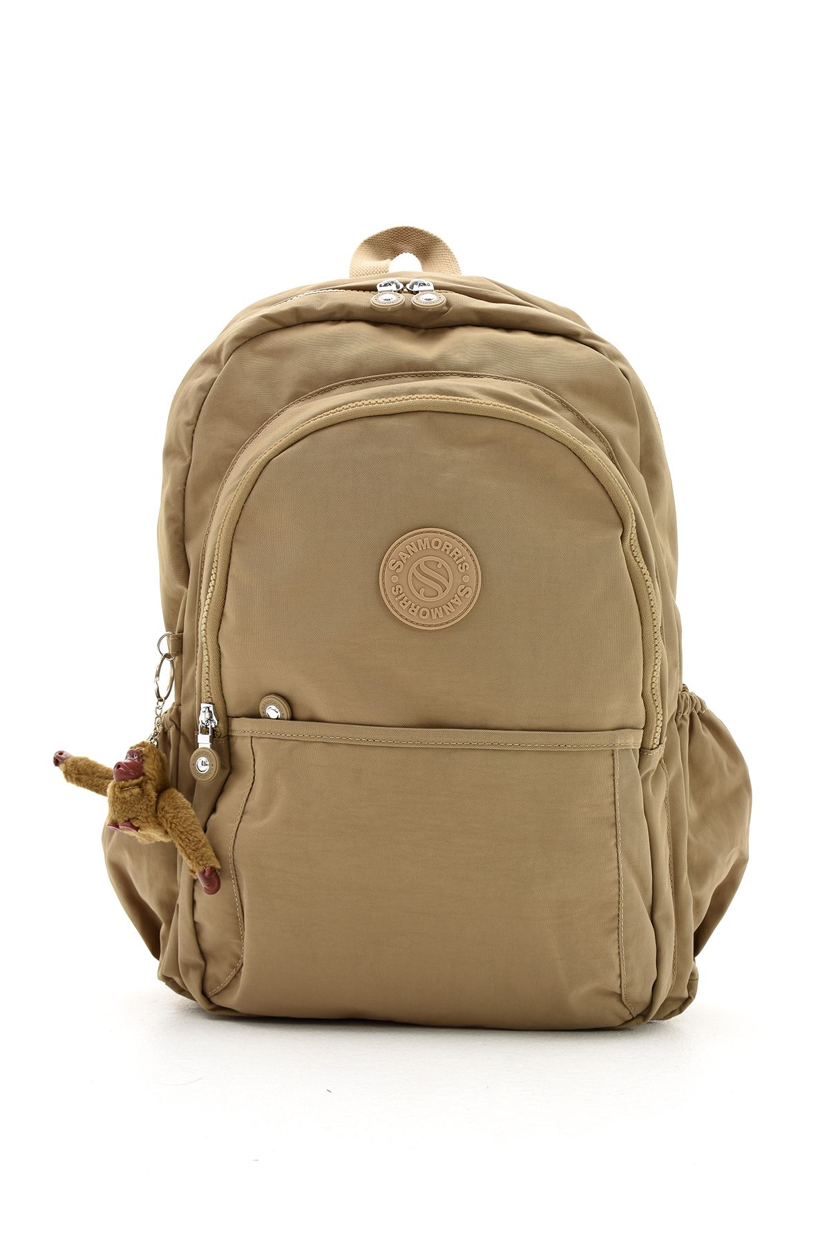 Çanta Trend-Sanmorris Unisex Crinkle Fabric - Rezistent la apă, cu mai multe compartimente, școală și rucsac de dimensiuni mari 3