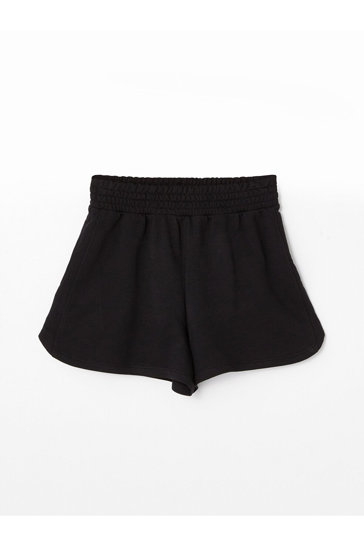 LC Waikiki-Pantaloni scurți drepti pentru damă - cu talie elastică 2