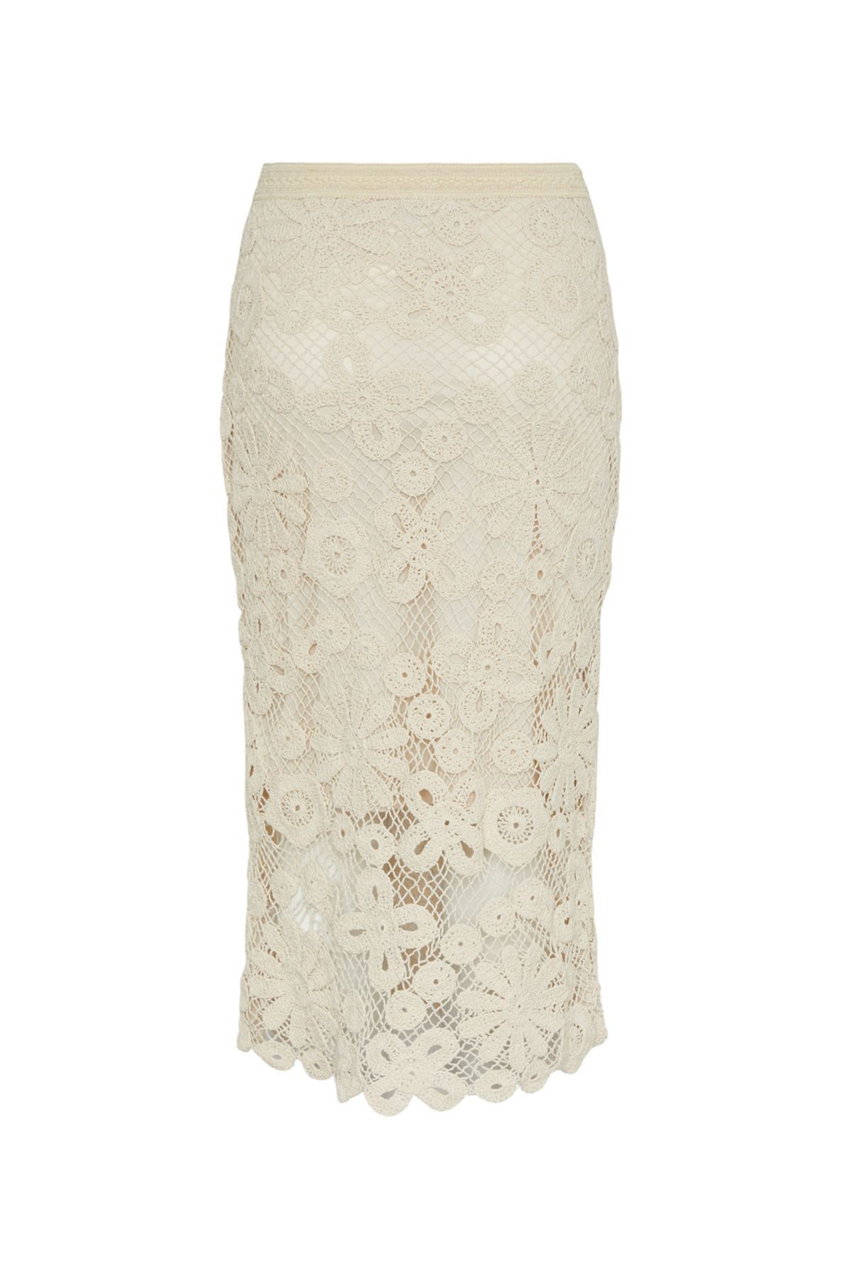 YAS.-YASLELU Midi Crochet Shirt Dress 2