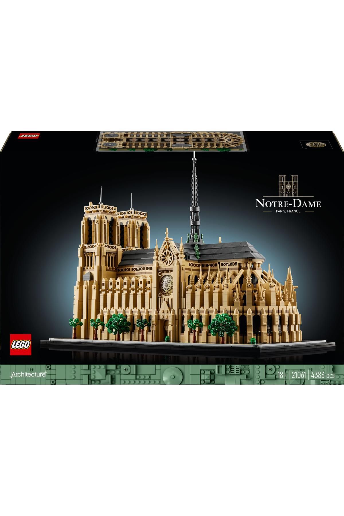 LEGO-® Architecture Notre-Dame de Paris Set 21061 3