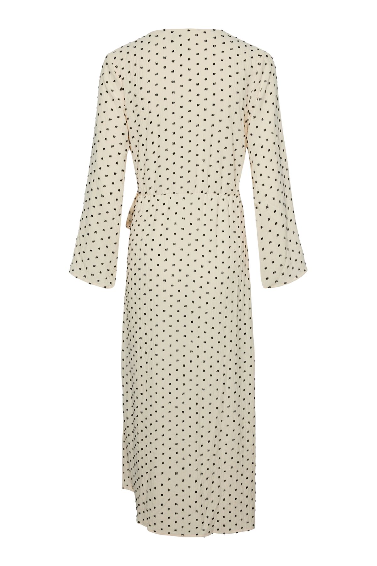 YAS.-CUSHION 7/8 - Υψηλό μέγεθος Small Cut Wrap Dress S. 2