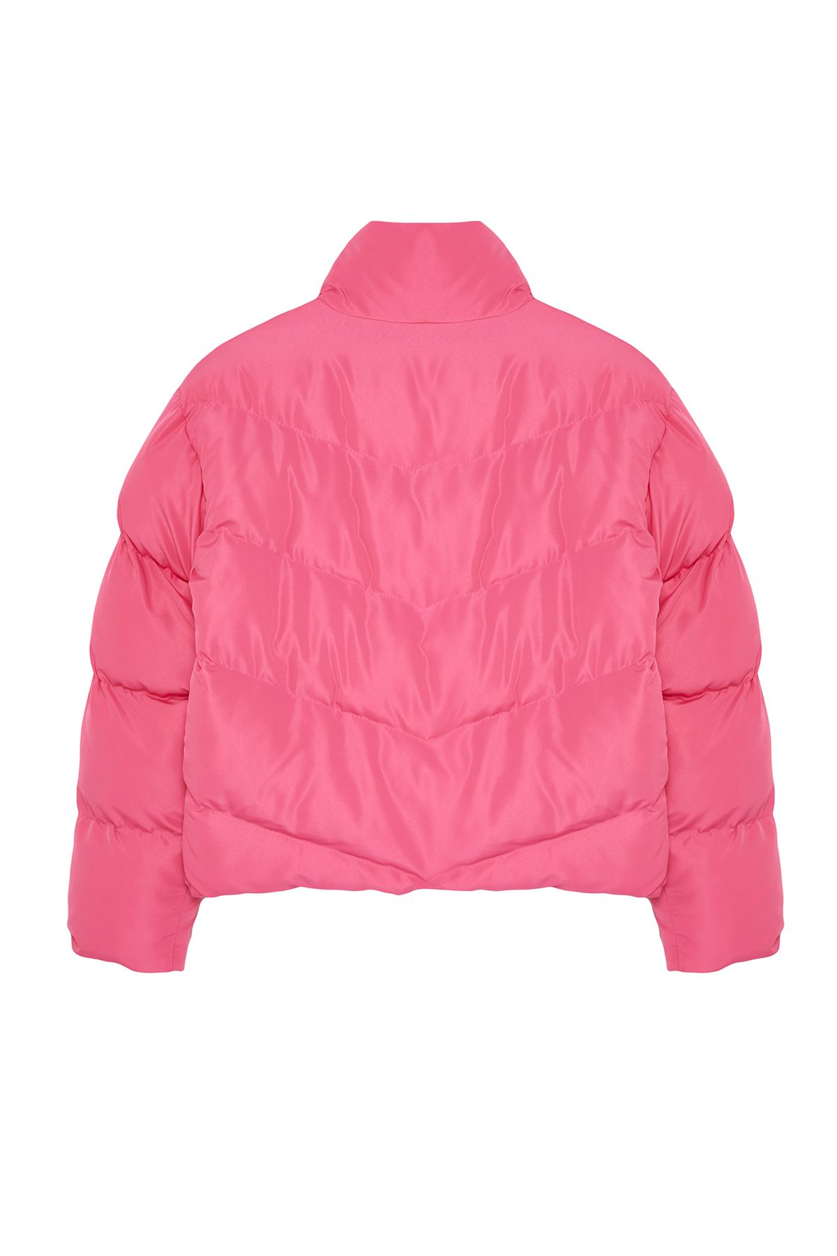 Trendyol Collection-Fuchsia Regular Fit Water Repellent Inflatable Coat Twoaw24Mo00048 7