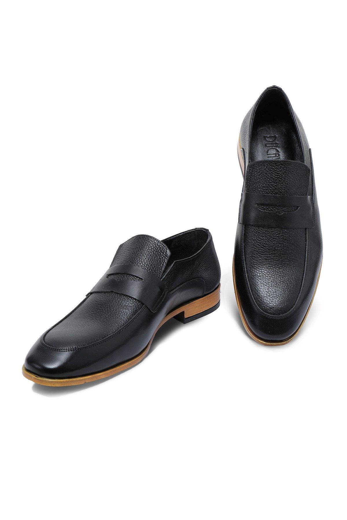 کفش های کلاسیک مردانه MILAZZO GENUINE چرمی LOAFER Ducavelli