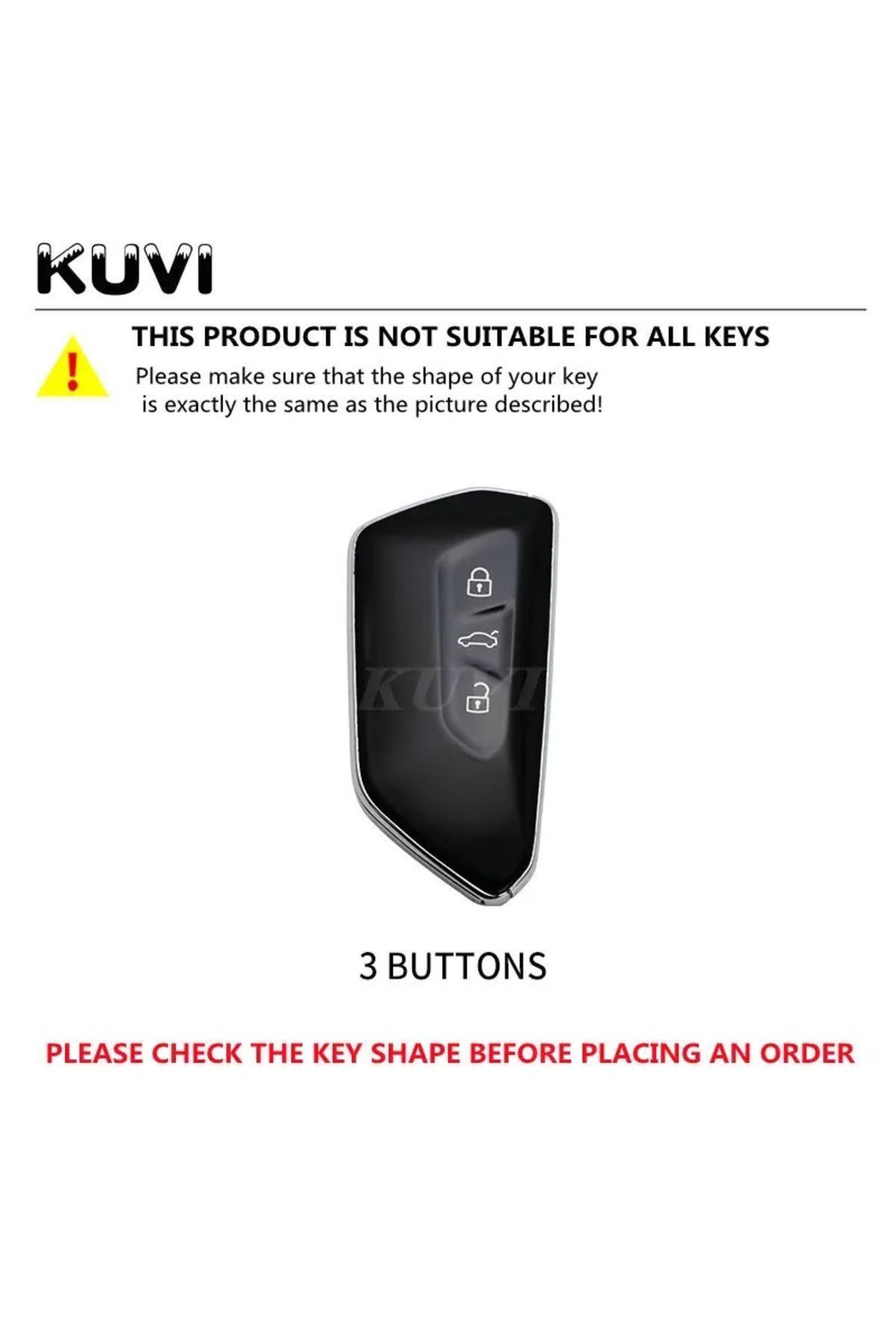 YıldızTuning-Seat Leon Mk4 Key Case Gold Black Color 2