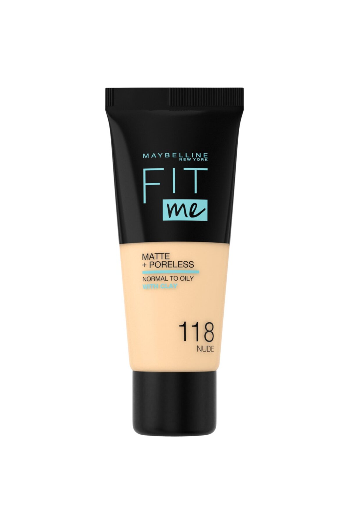 Maybelline New York Fit Me Matte Poreless Fondöten - 118 Nude