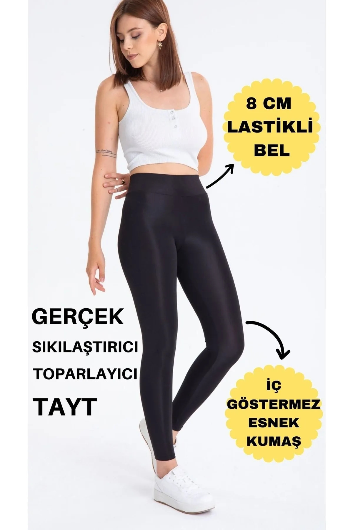 SİYAH G&G 7026 Yüksek Bel Paçalı Korse