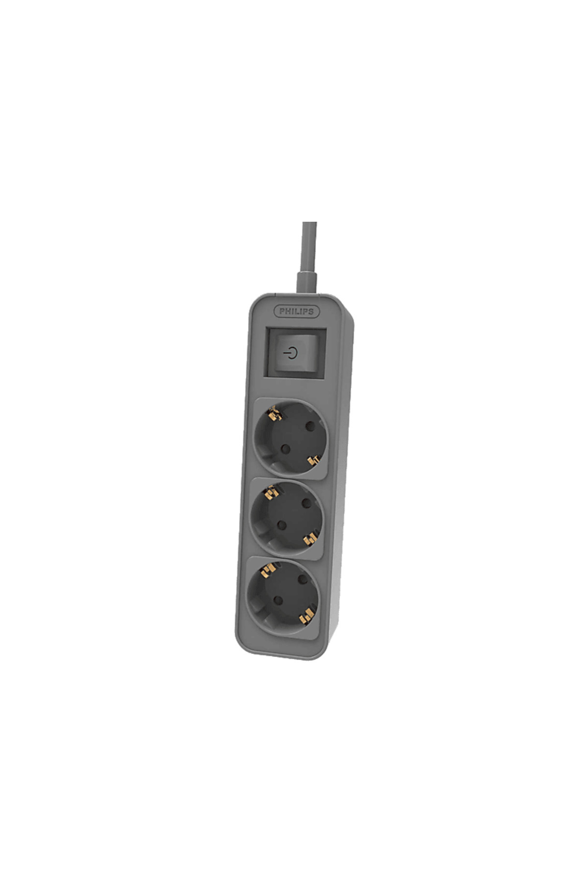 Philips CHP2134G/62 3'lü 1.5M Çocuk Korumalı Priz Gri
