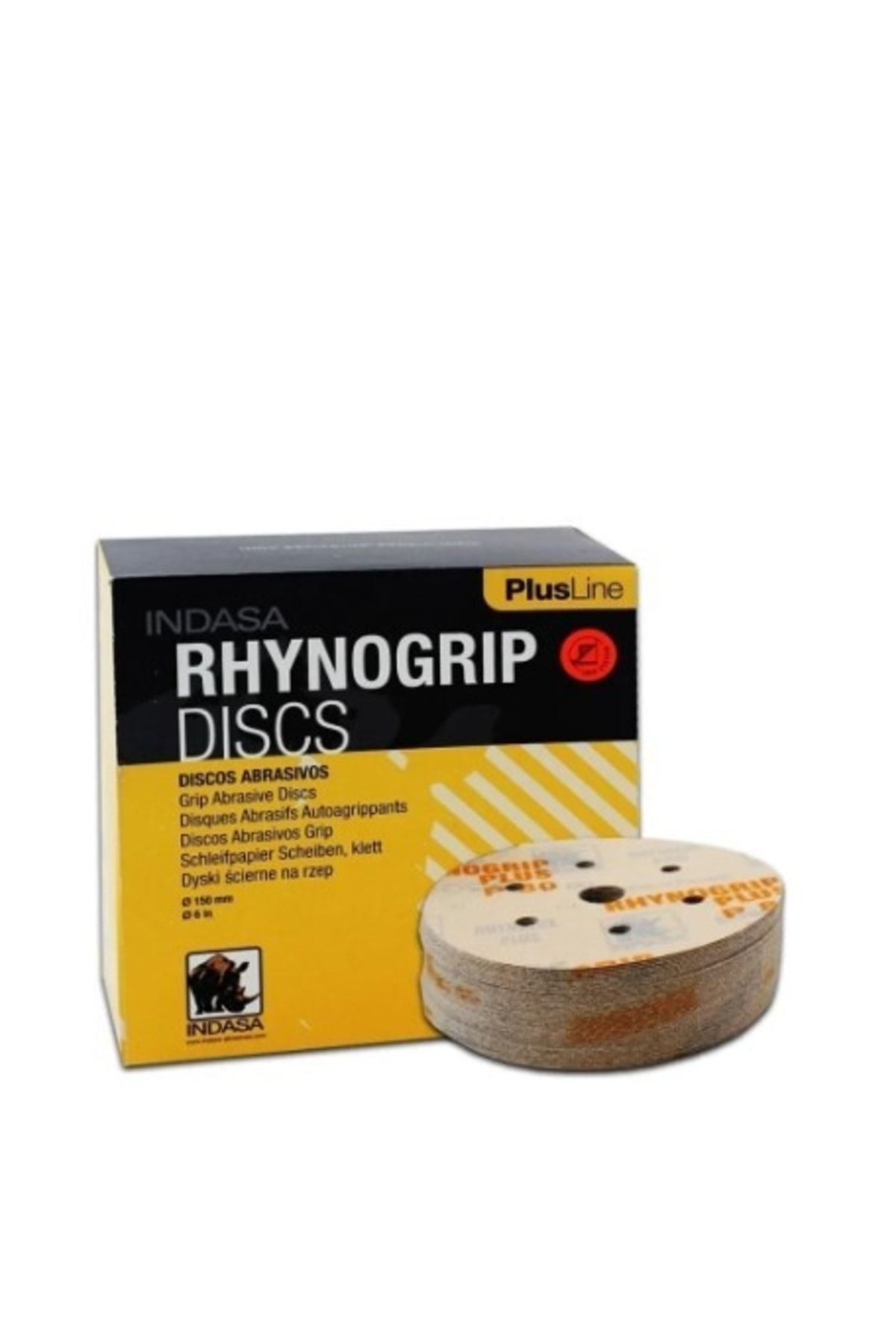 TANCA OTOMOTİV 120 Kum Indasa Rhynogrıp Dıscs Hookit Yuvarlak