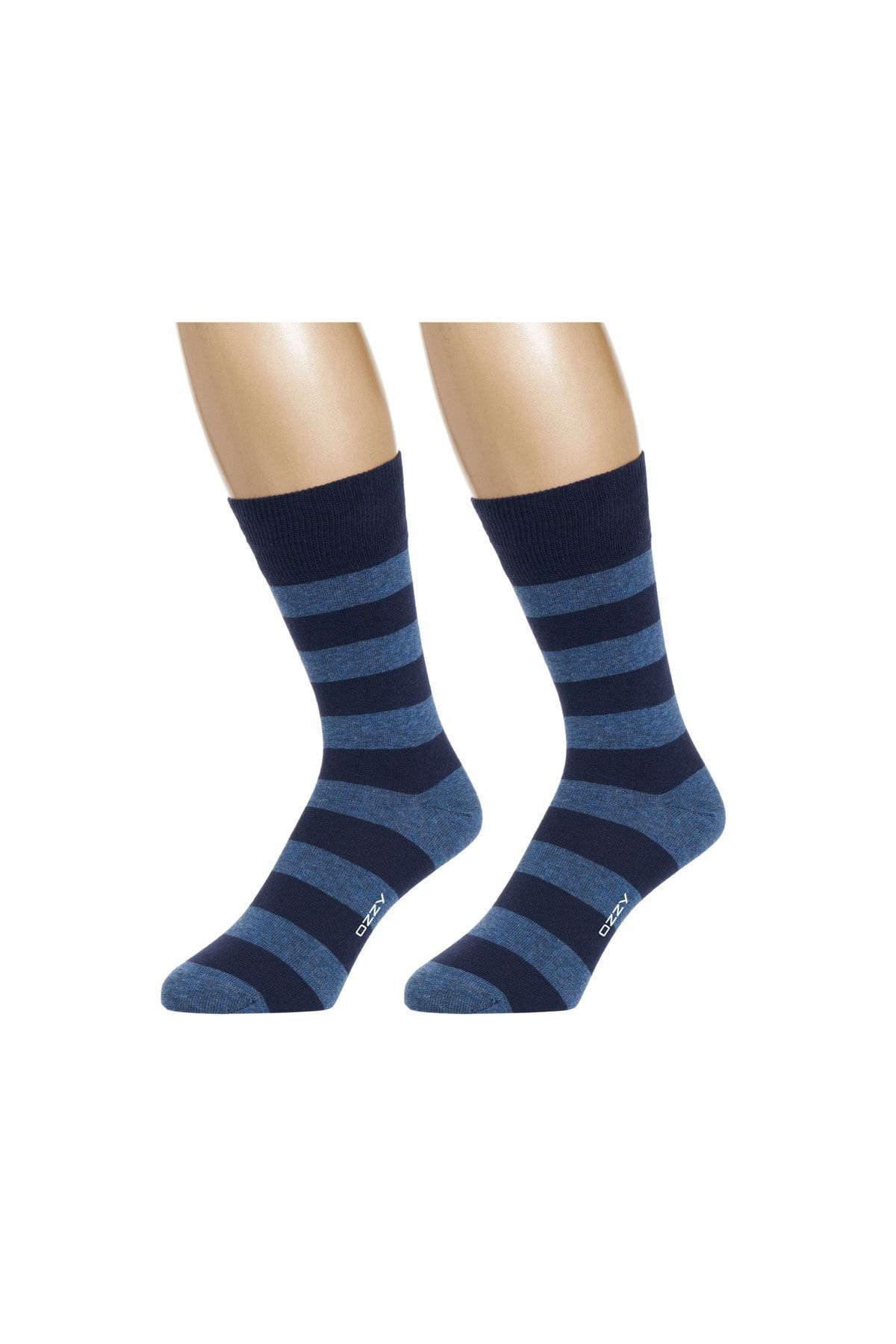 Ozzy Socks 3 Çift Dikişsiz Erkek Penye Pamuklu 4 Mevsim Çorap Dayanıklı Topuk Burun görsel 5