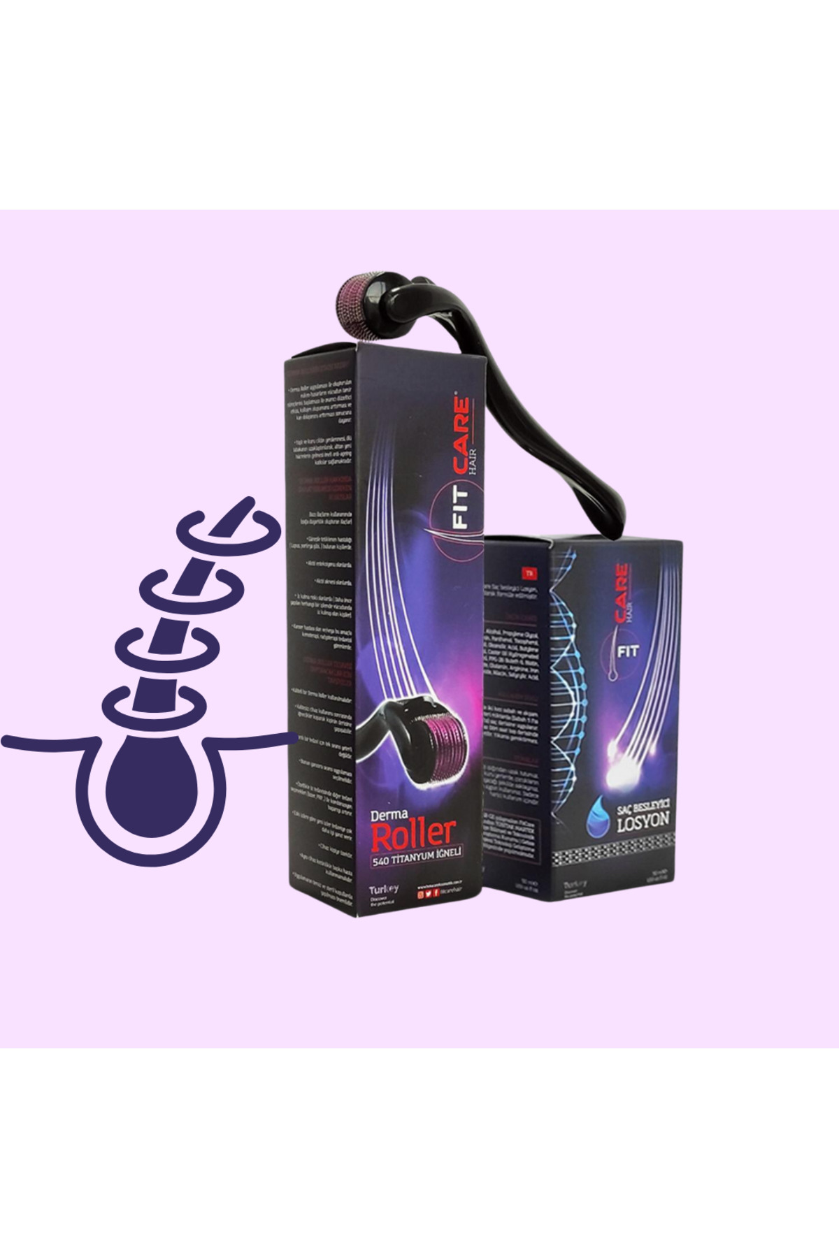 Fitcare Saç Bakım Losyonu Dermaroller — 596261520221 — تصویر 3 از 9