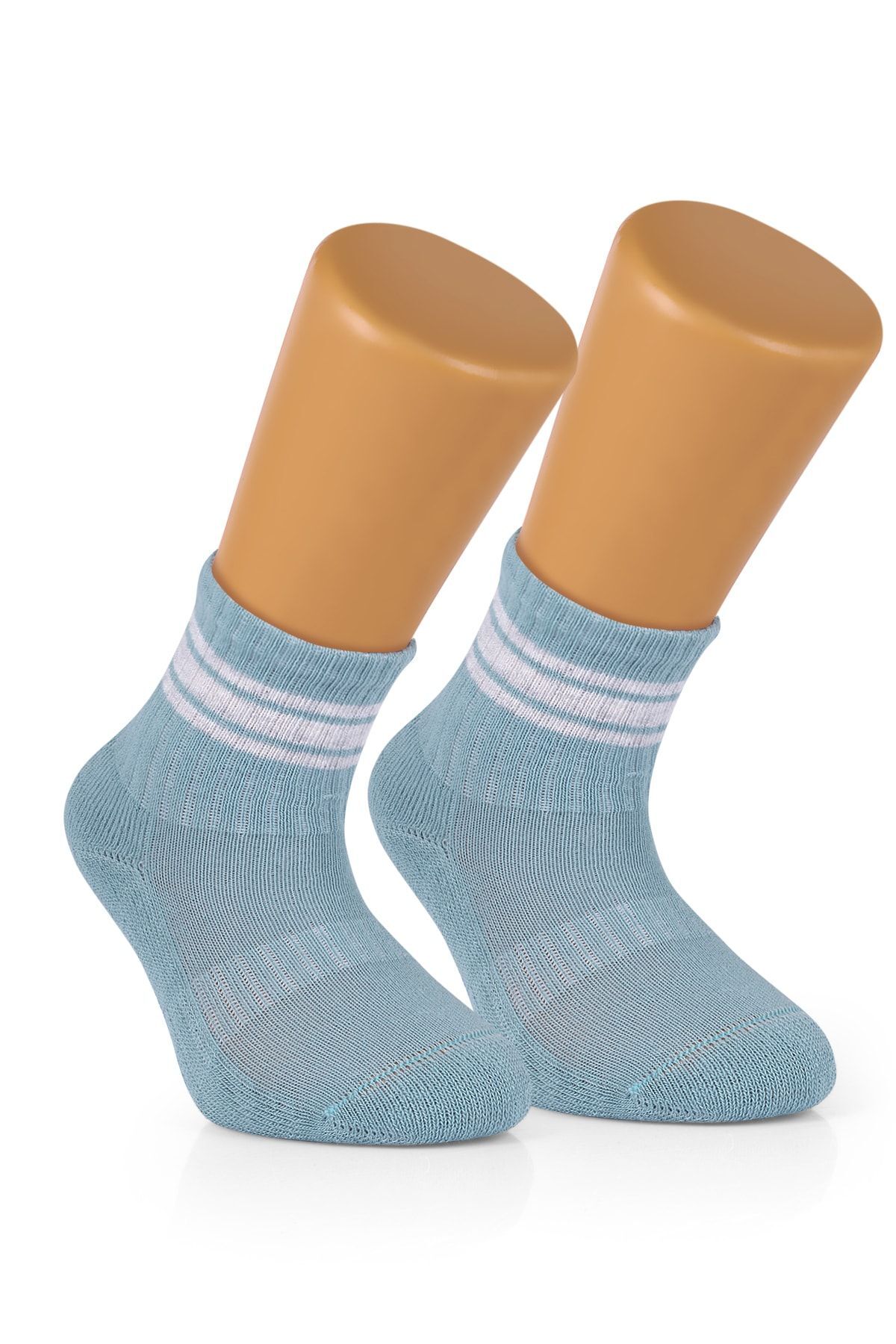 Ozzy Socks 4 Çift Pamuklu Kız Bebek Çocuk Çizgili Soket Çorap fotoğrafı 3 (önizleme)