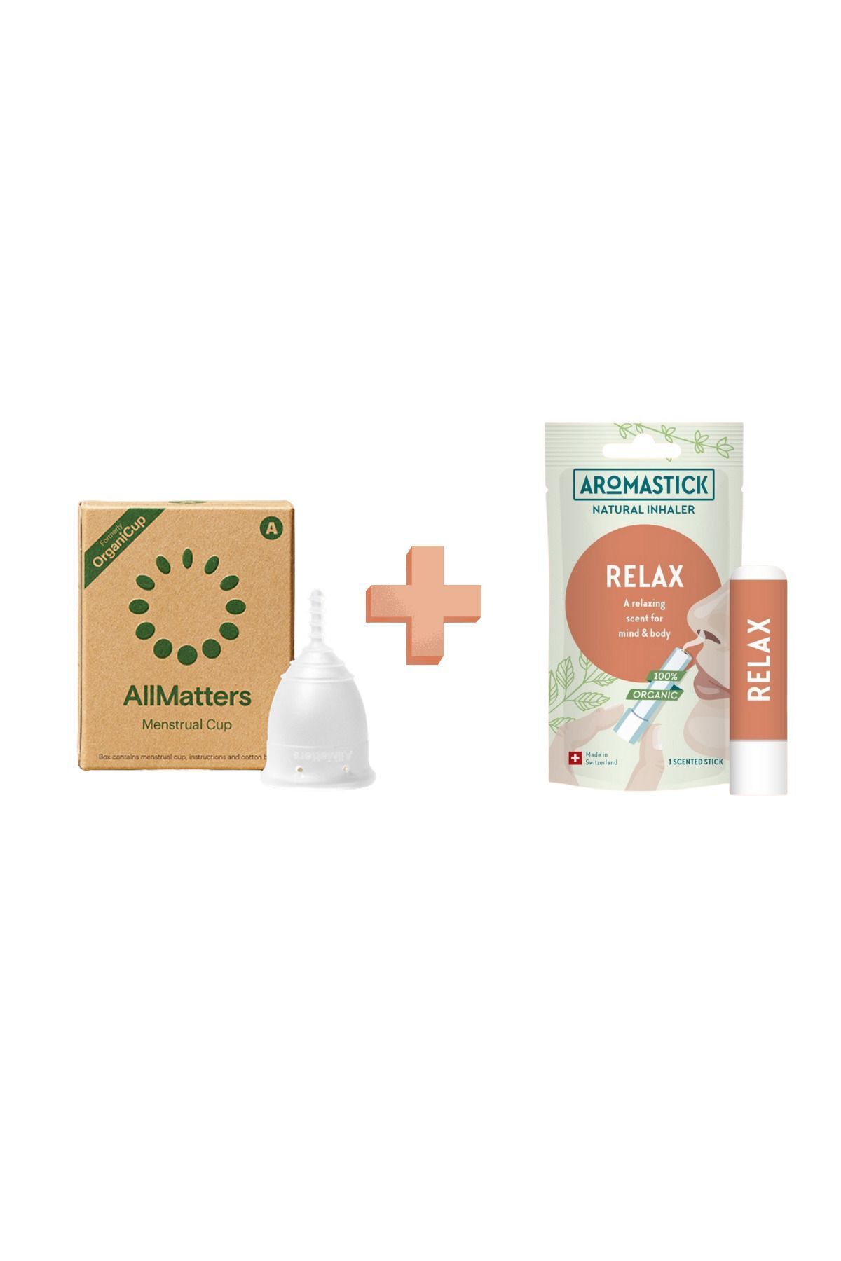 Allmatters Regl Kabı Model A ve Aromastick Rahatlatıcı Burun Çubuğu