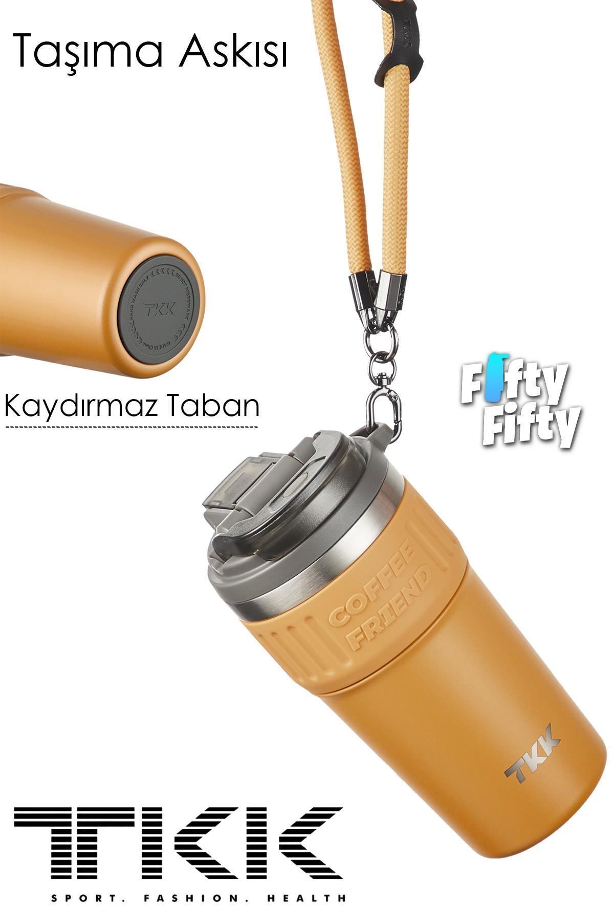 فلاسک زرد TKK 630 میل سری ویژه فنجان قهوه لیوان فولادی Vagonlife