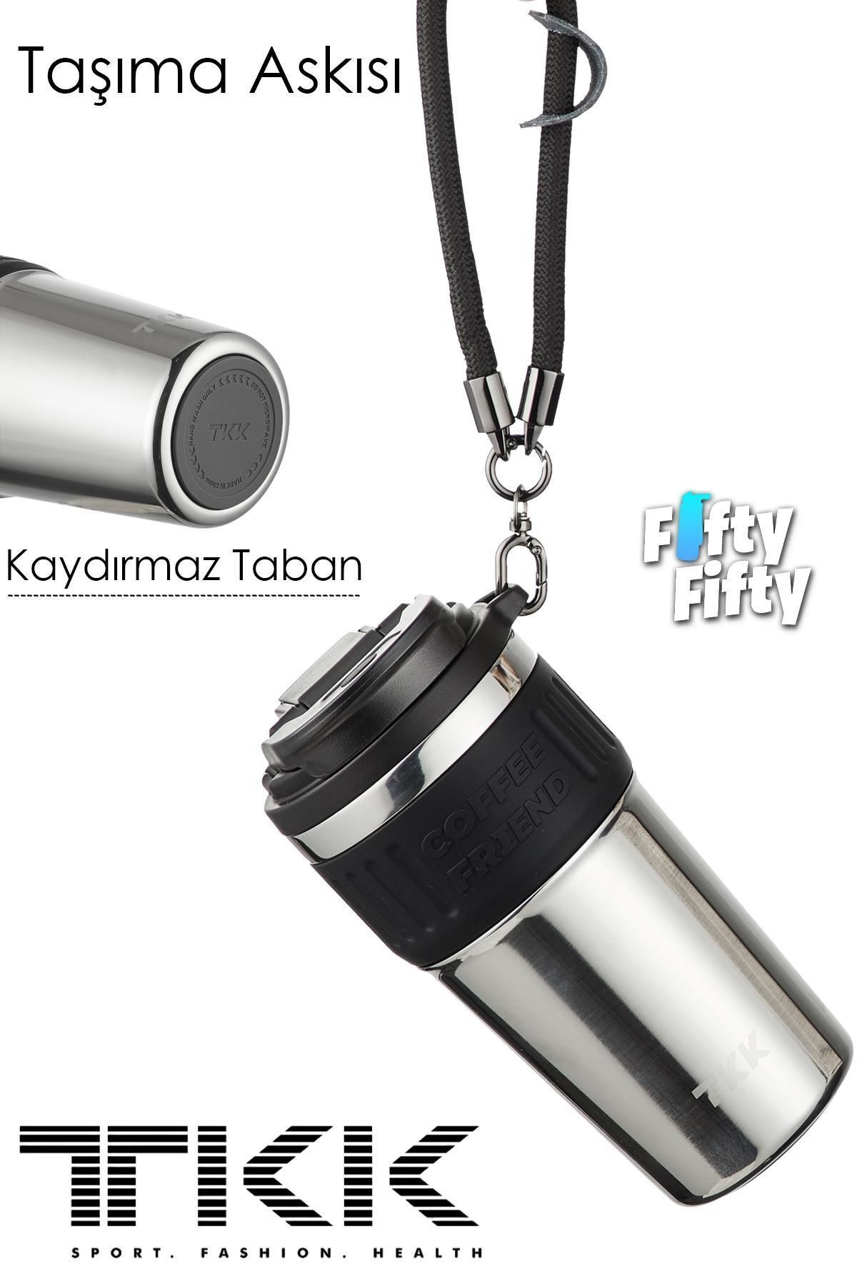 فلاسک خاکستری TKK 630 میل سری ویژه فنجان قهوه لیوان فولادی Vagonlife
