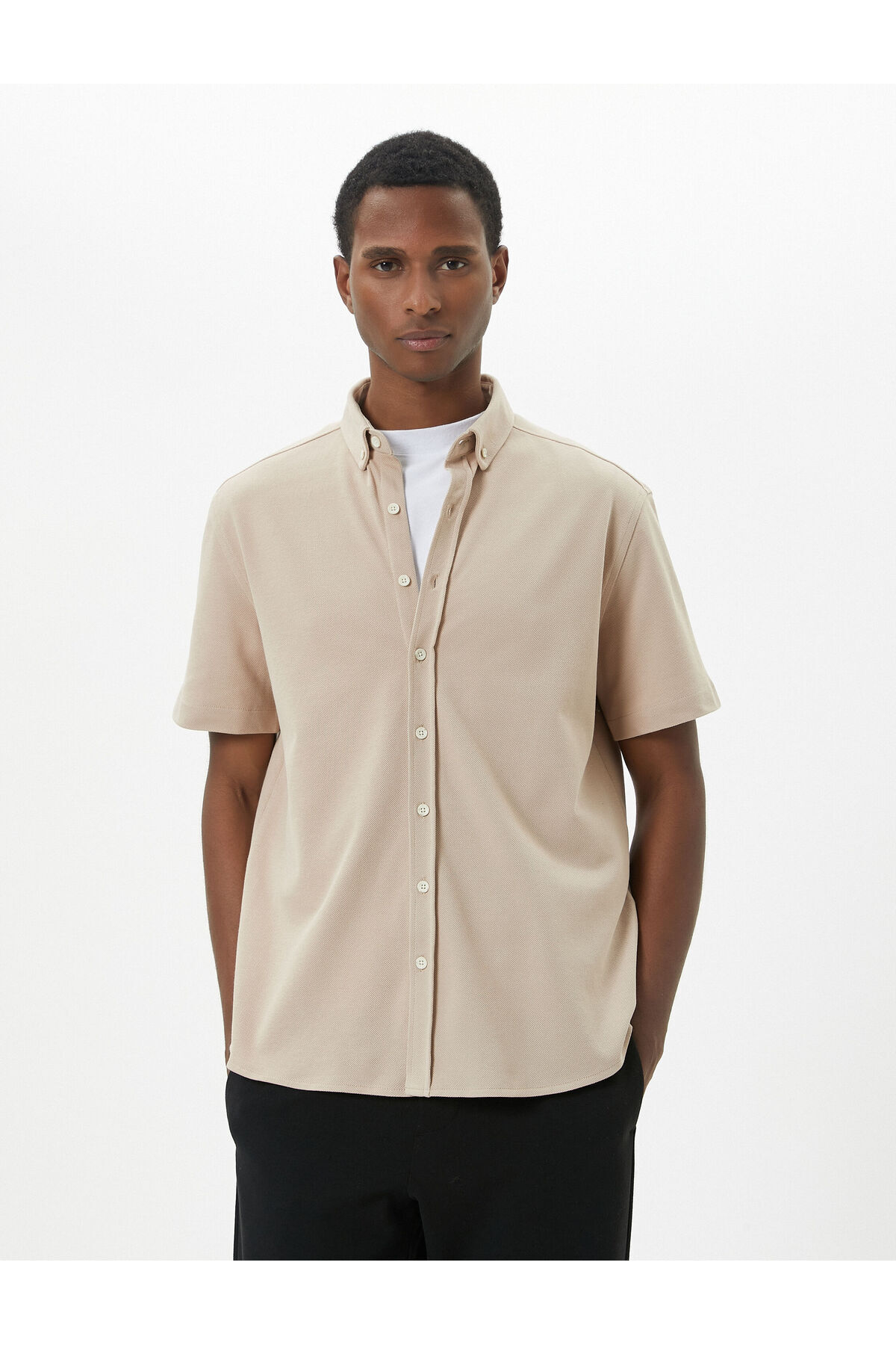 پیراهن مردانه کوتون | 4SAM60004HK Koton - Image 3