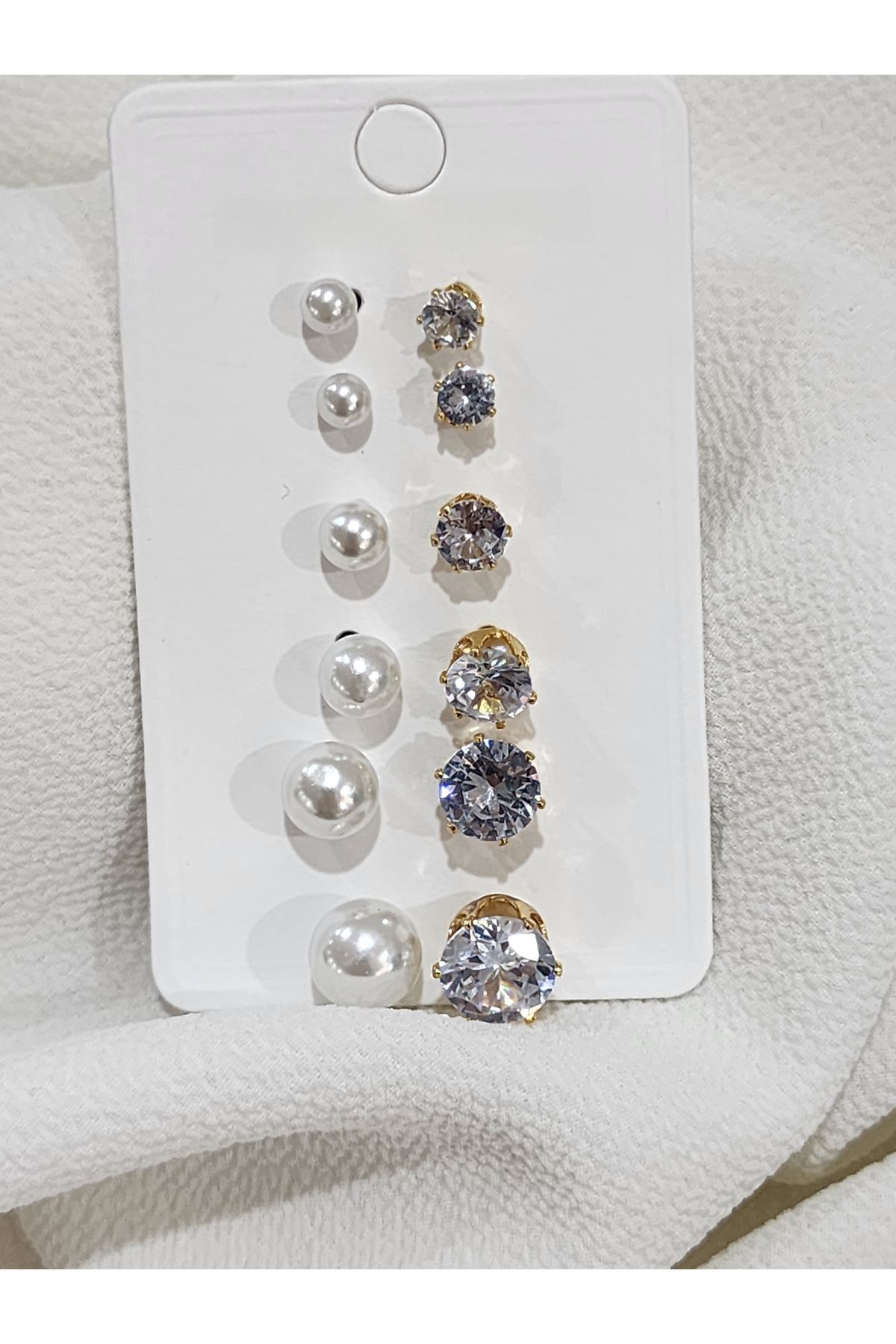 Aylish Bijuteri-Gold Steel Earrings for Twelve and Stones 3