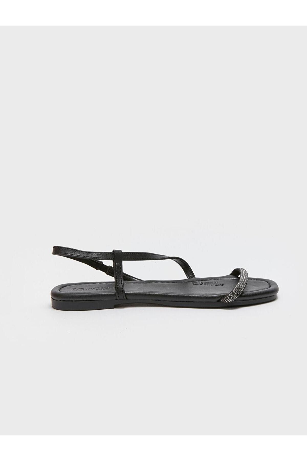 LC Waikiki-Sandale de damă LCW STEPS cu aspect piele 2
