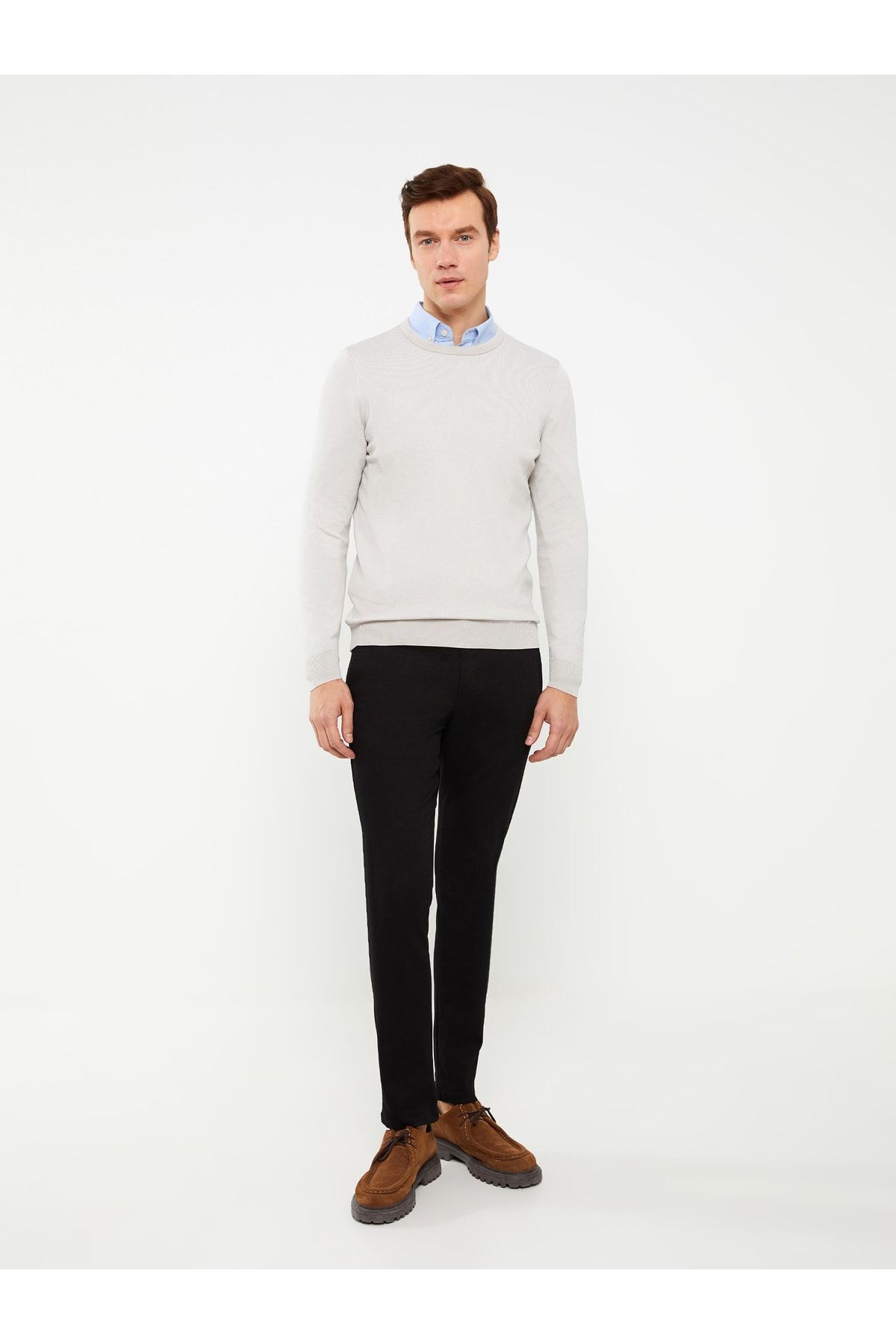 LC Waikiki شلوار چینی مردانه Skinny Fit Gabardine