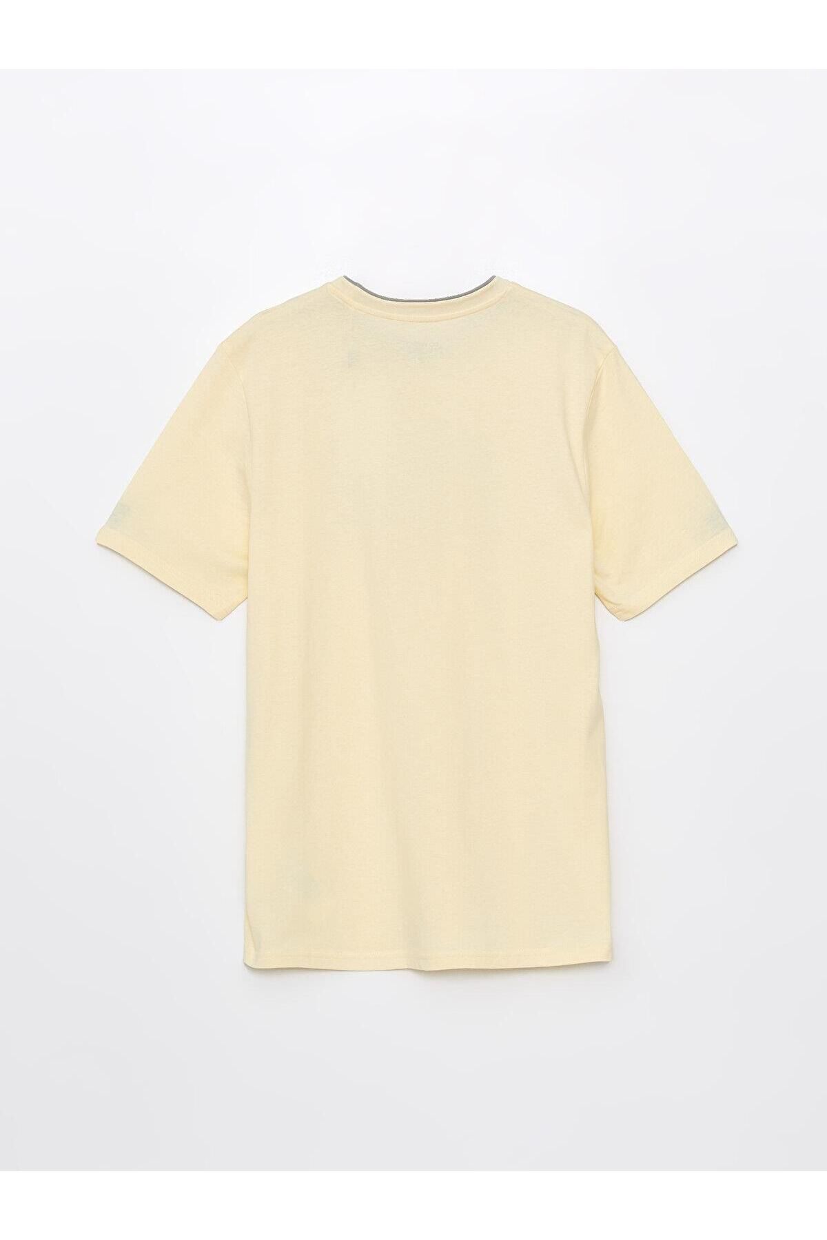 تیشرت مردانه زرد ال سی وایکیکی | S47271Z8 اورجینال - تصویر 7