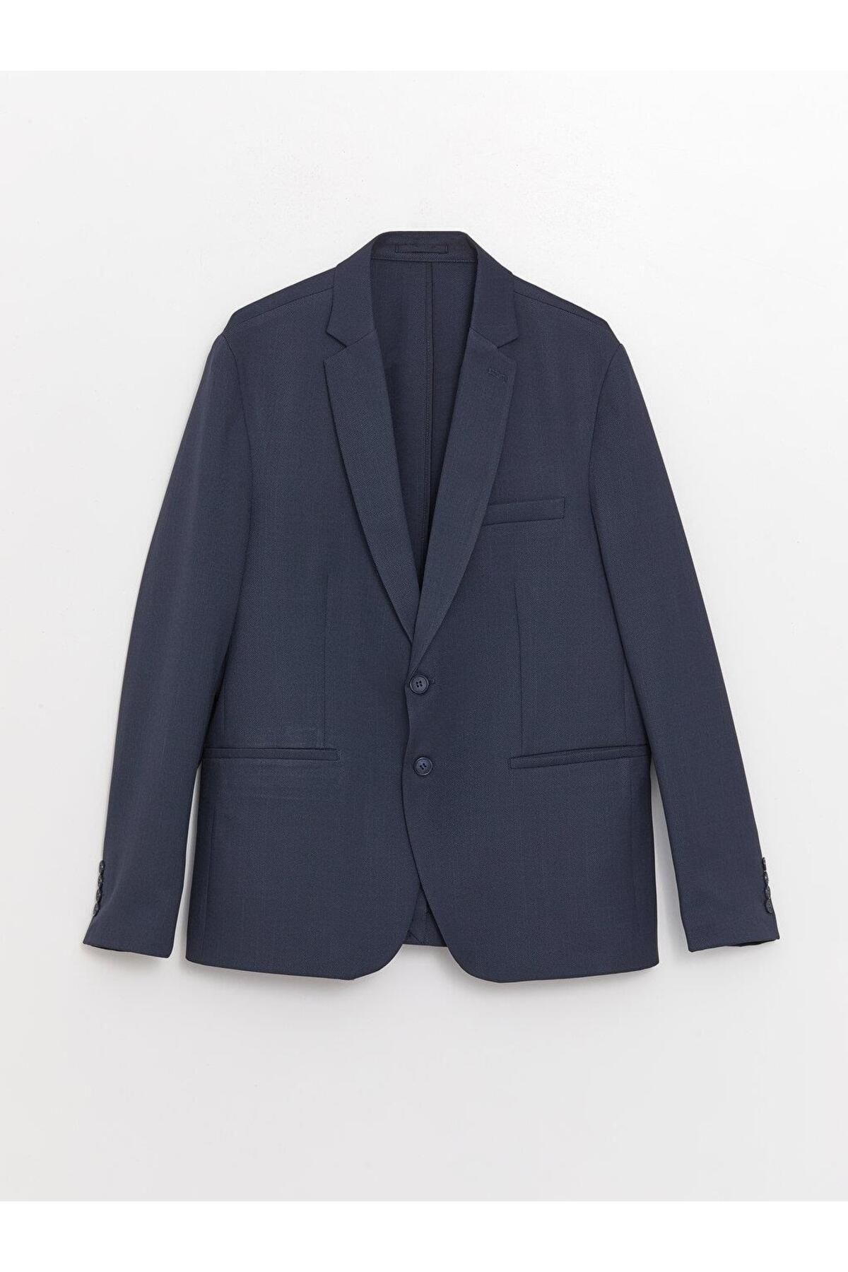 ژاکت مردانه آبی سرمه ای ال سی وایکیکی | S3CA66Z8 اورجینال - تصویر 6