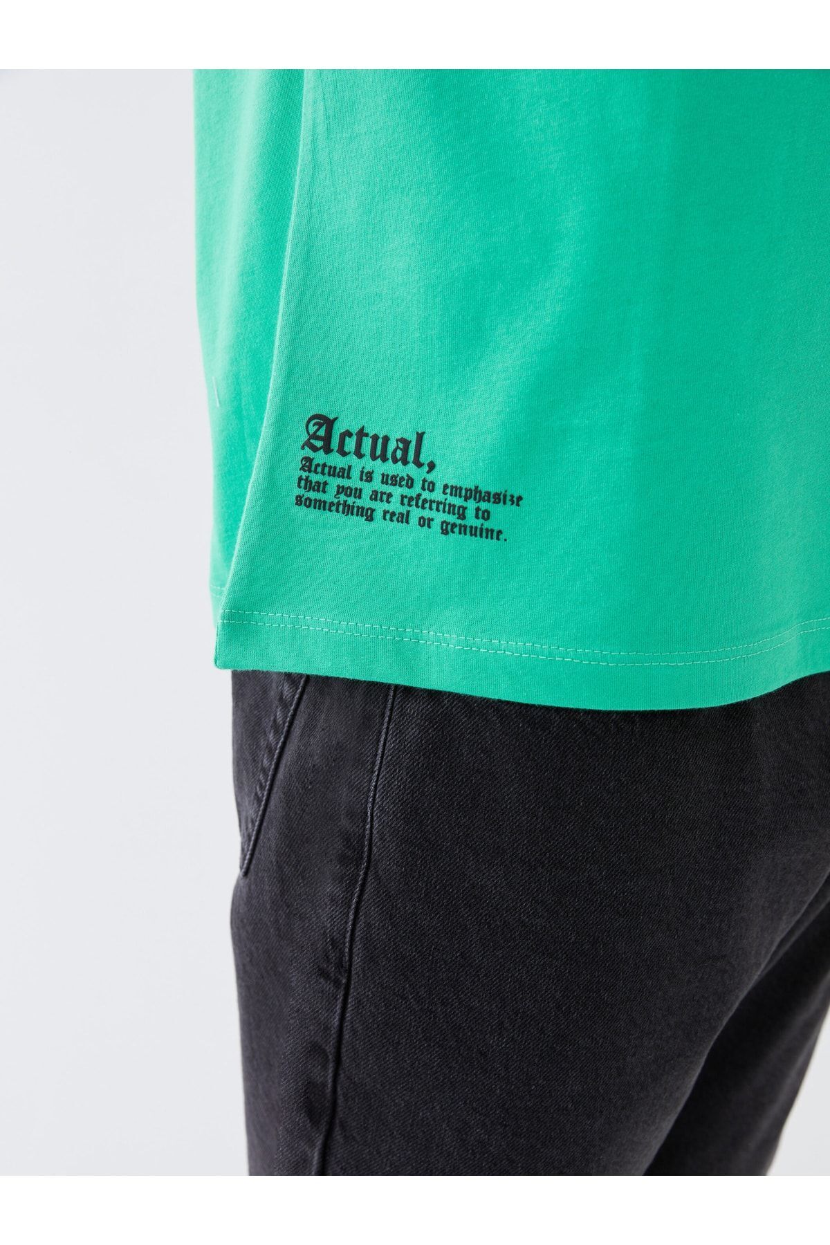 تیشرت مردانه سبز ال سی وایکیکی | S3FS79Z8SX9 اورجینال - تصویر 4